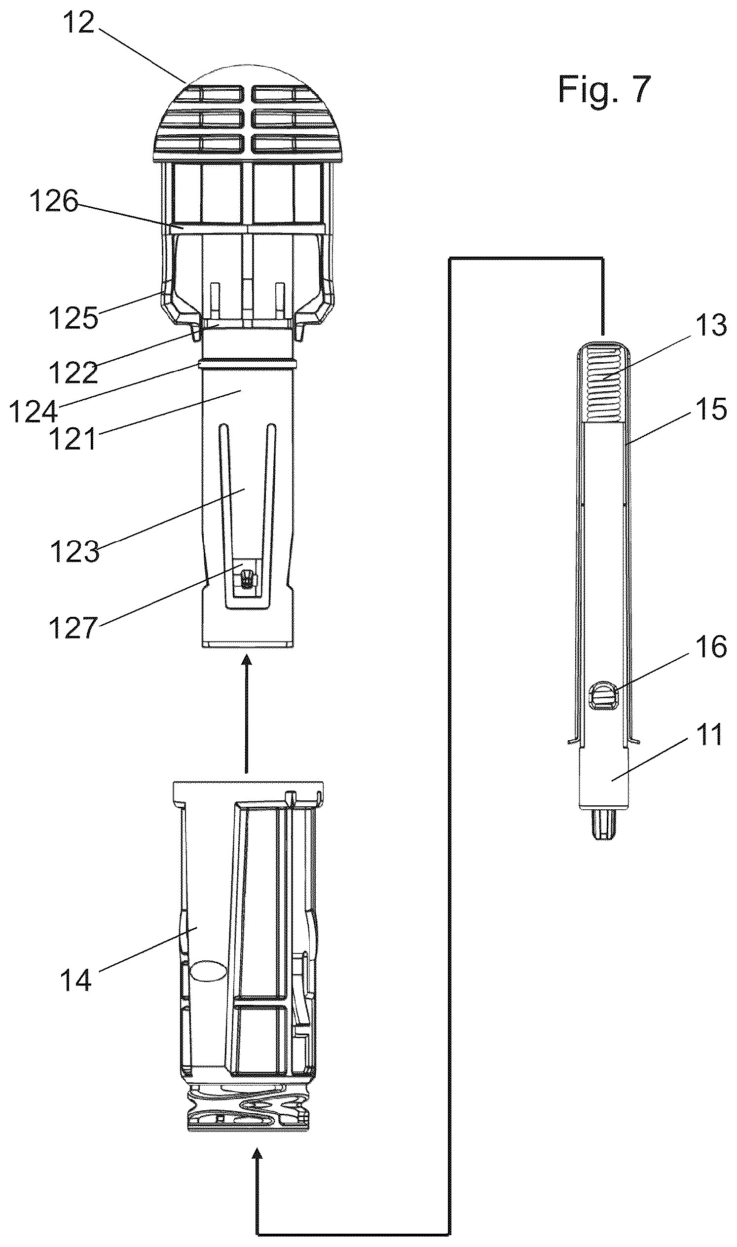 Patent US12508370 Figure 5 – Sub-assembly for medicament delivery device, and medicament delivery device comprising the sub-assembly