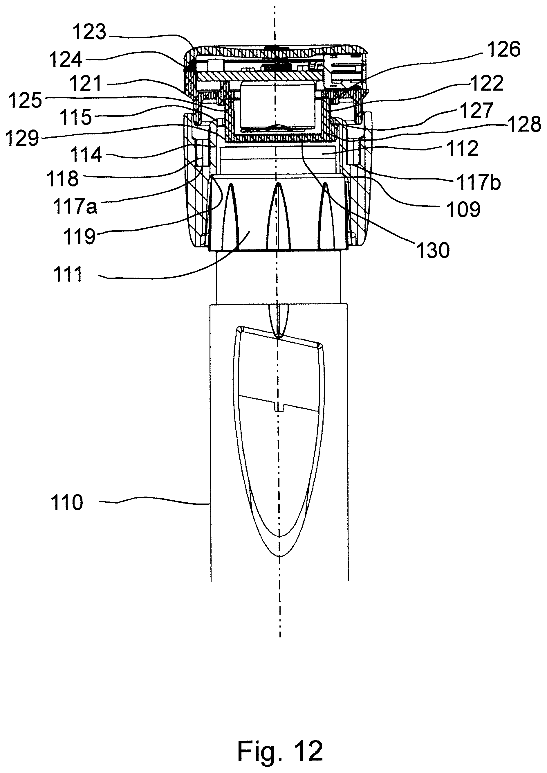 Patent US12508371 Figure 8 – Injection monitoring module