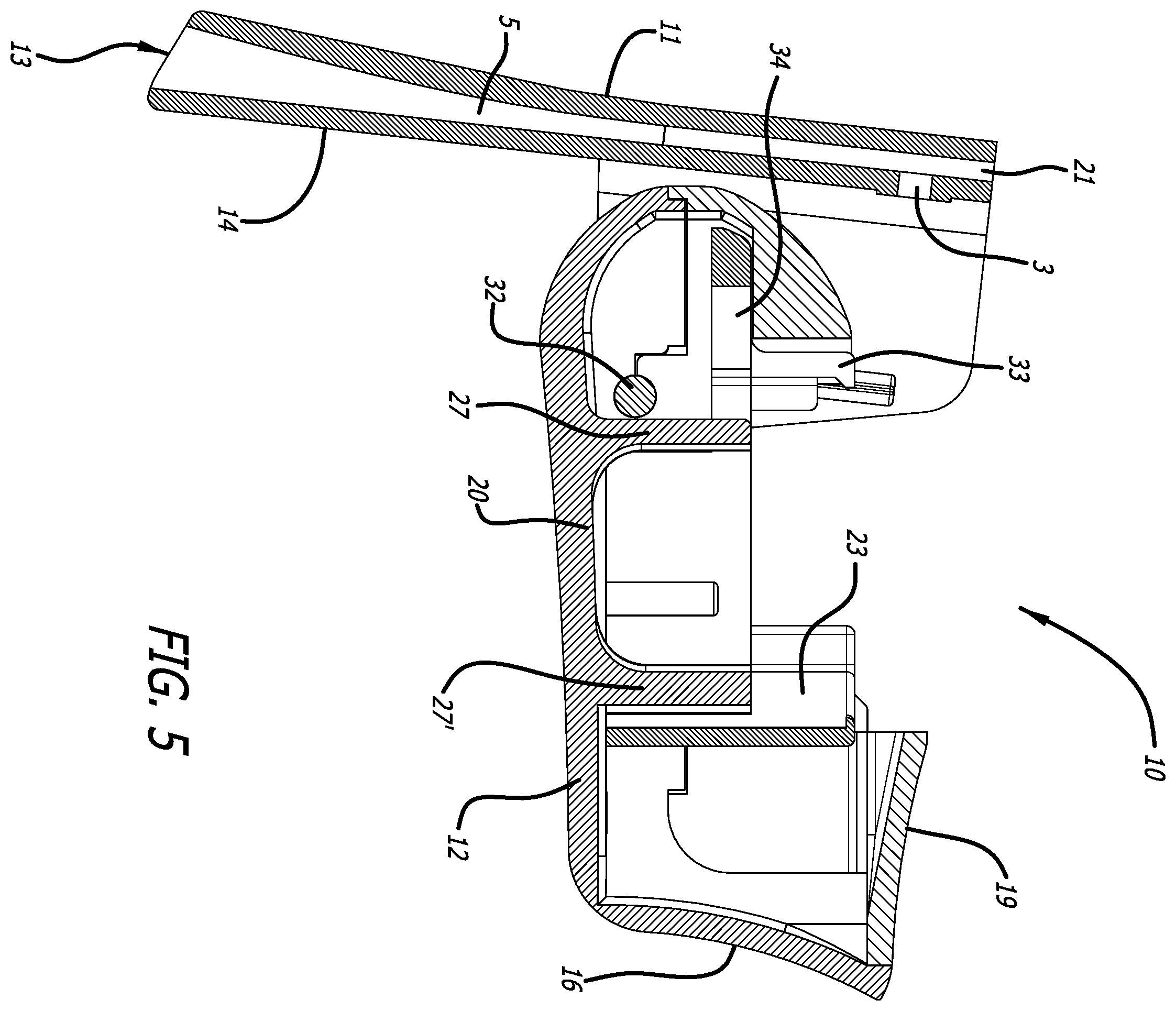 Patent US12508376 Figure 5 – Dry powder inhaler