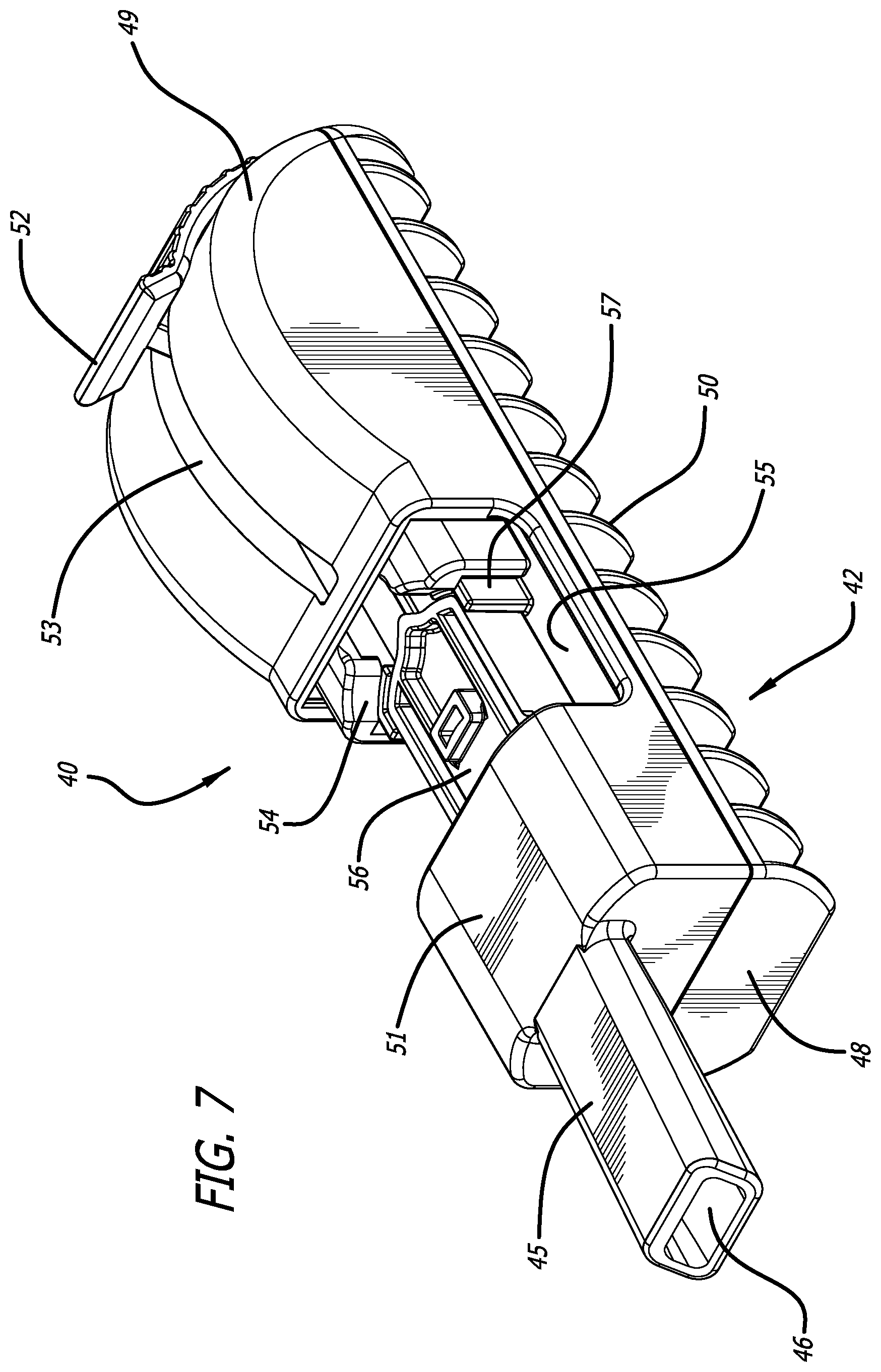 Patent US12508376 Figure 7 – Dry powder inhaler