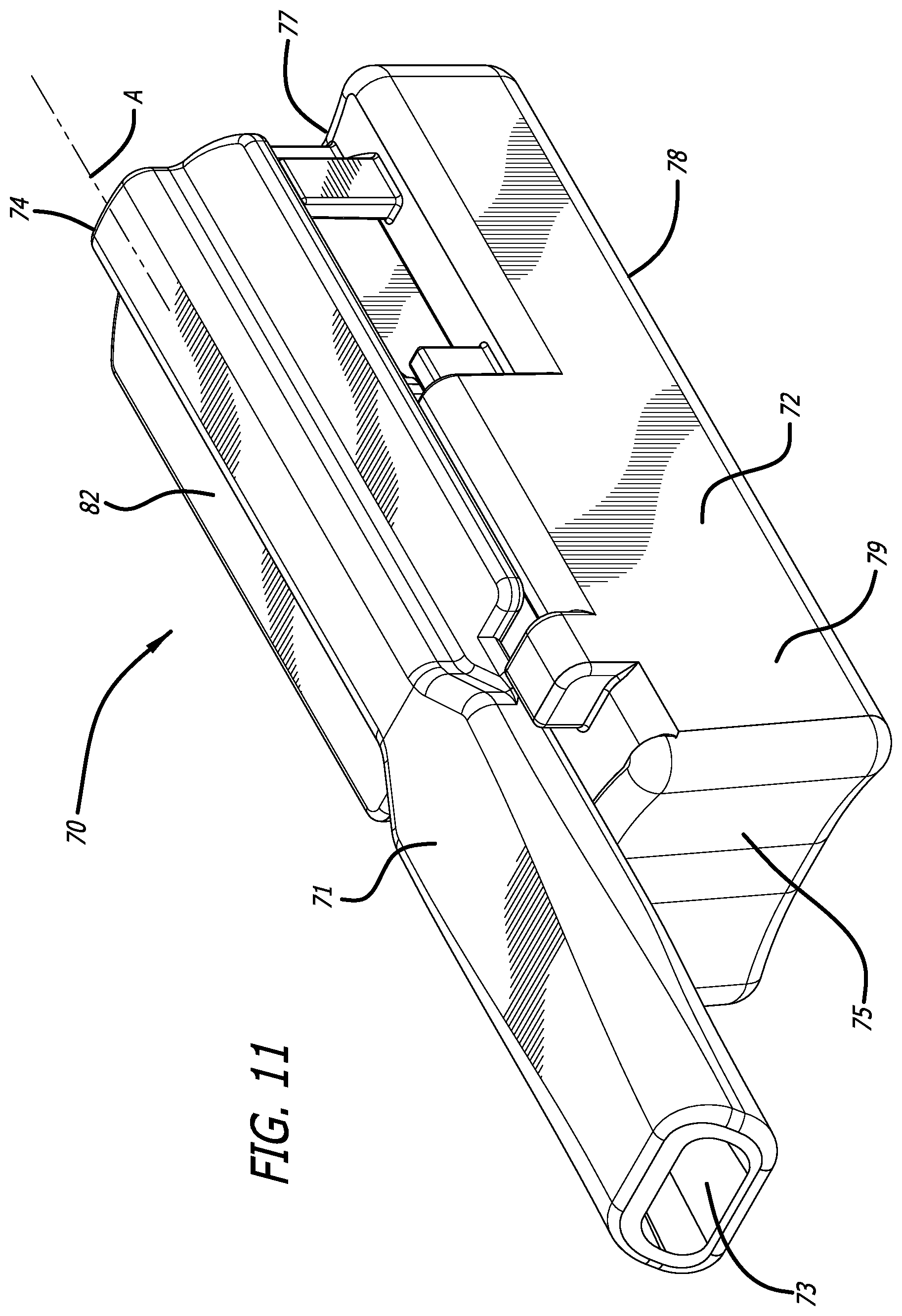 Patent US12508376 Figure 11 – Dry powder inhaler