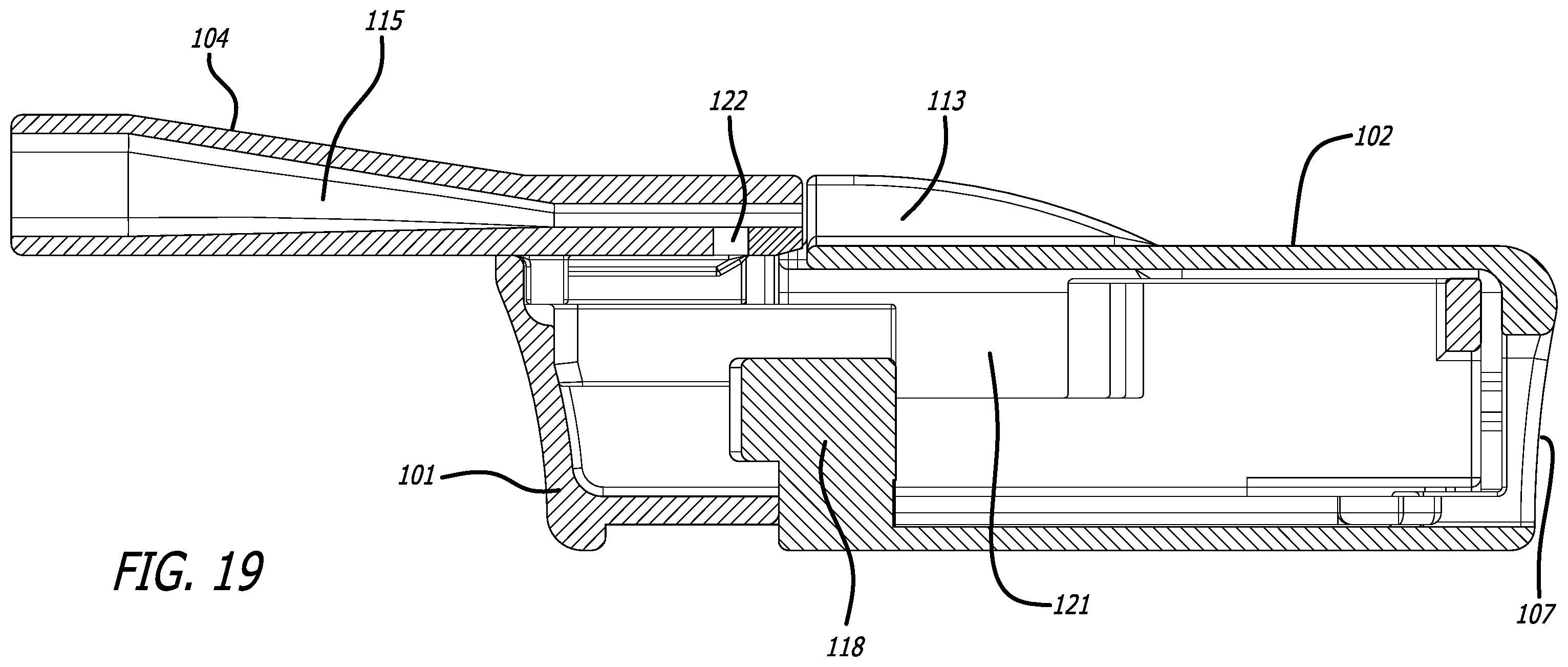 Patent US12508376 Figure 19 – Dry powder inhaler