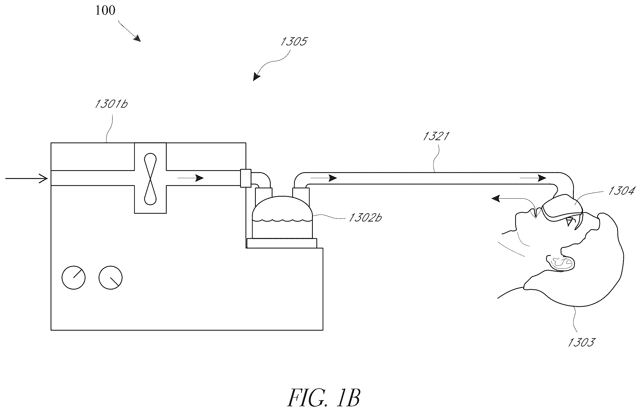 Patent US12508379 Figure 2 – System and method of detection of water in a conduit for use in a respiratory therapy system