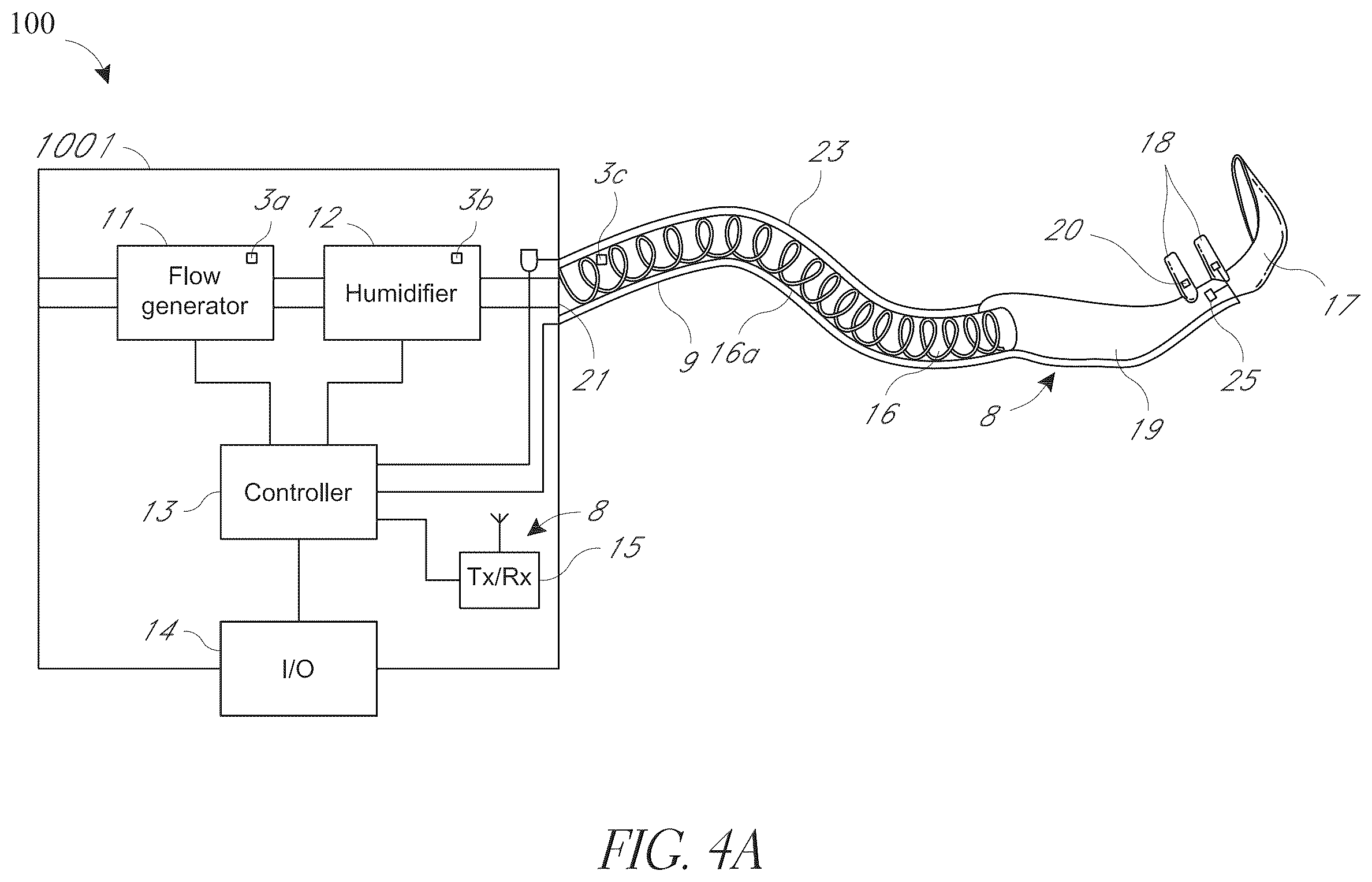 Patent US12508379 Figure 10 – System and method of detection of water in a conduit for use in a respiratory therapy system