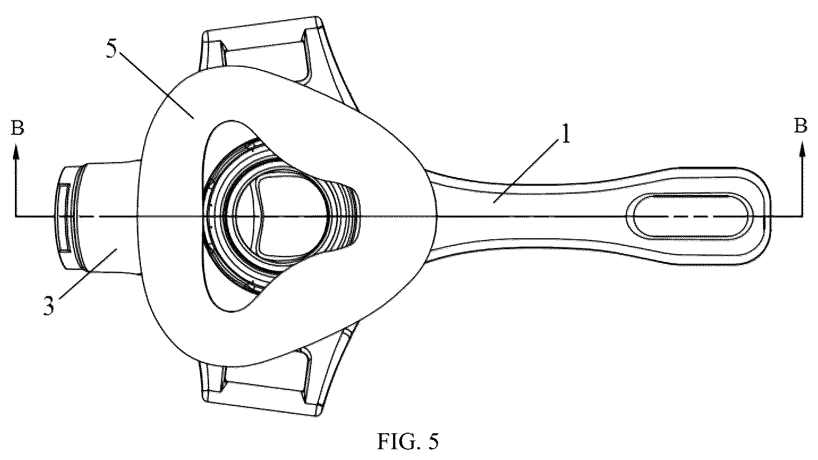 Patent US12508383 Figure 5 – Respiratory mask and ventilation therapy device