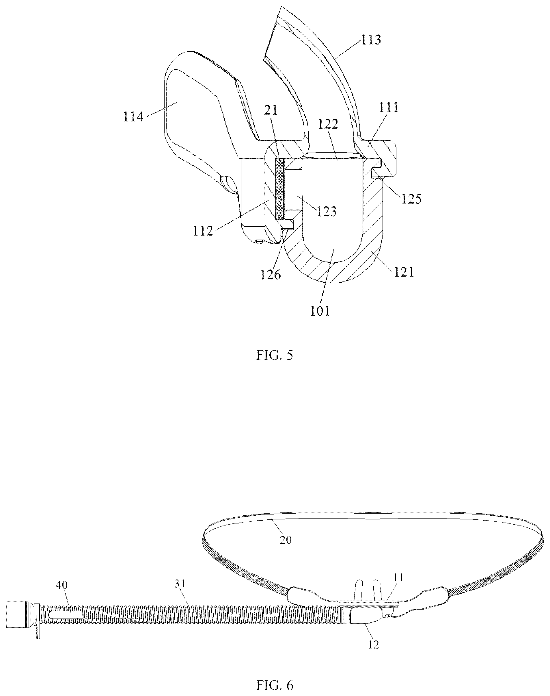 Patent US12508385 Figure 3 – Patient interface device and ventilation treatment apparatus