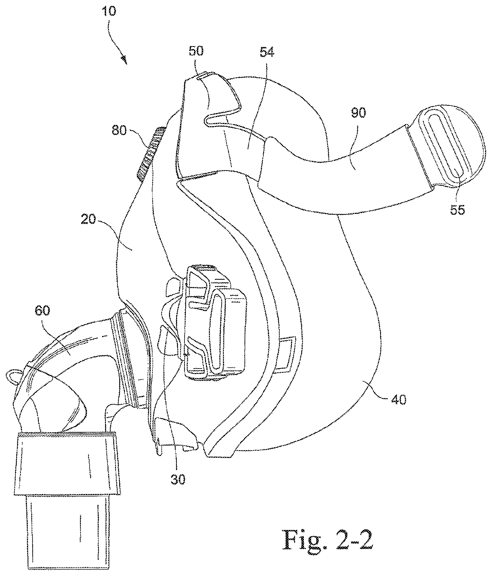 Patent US12508386 Figure 4 – Mask system