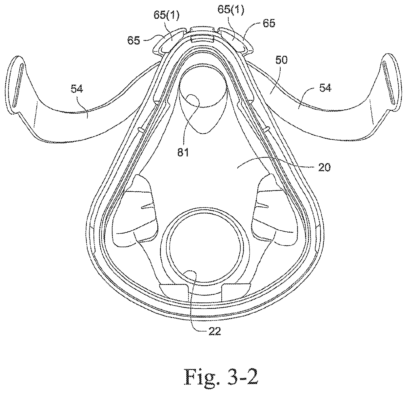 Patent US12508386 Figure 6 – Mask system
