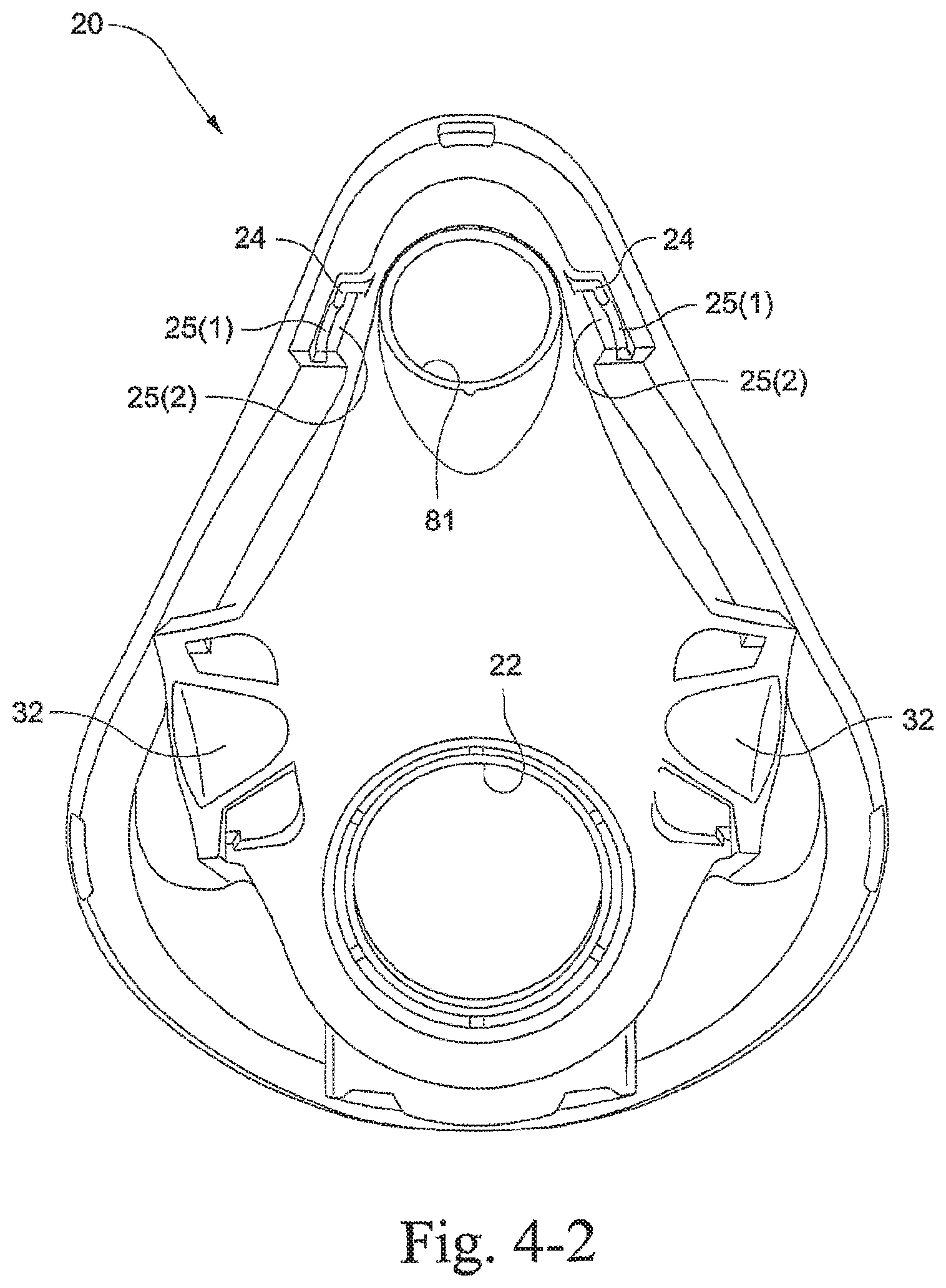 Patent US12508386 Figure 8 – Mask system