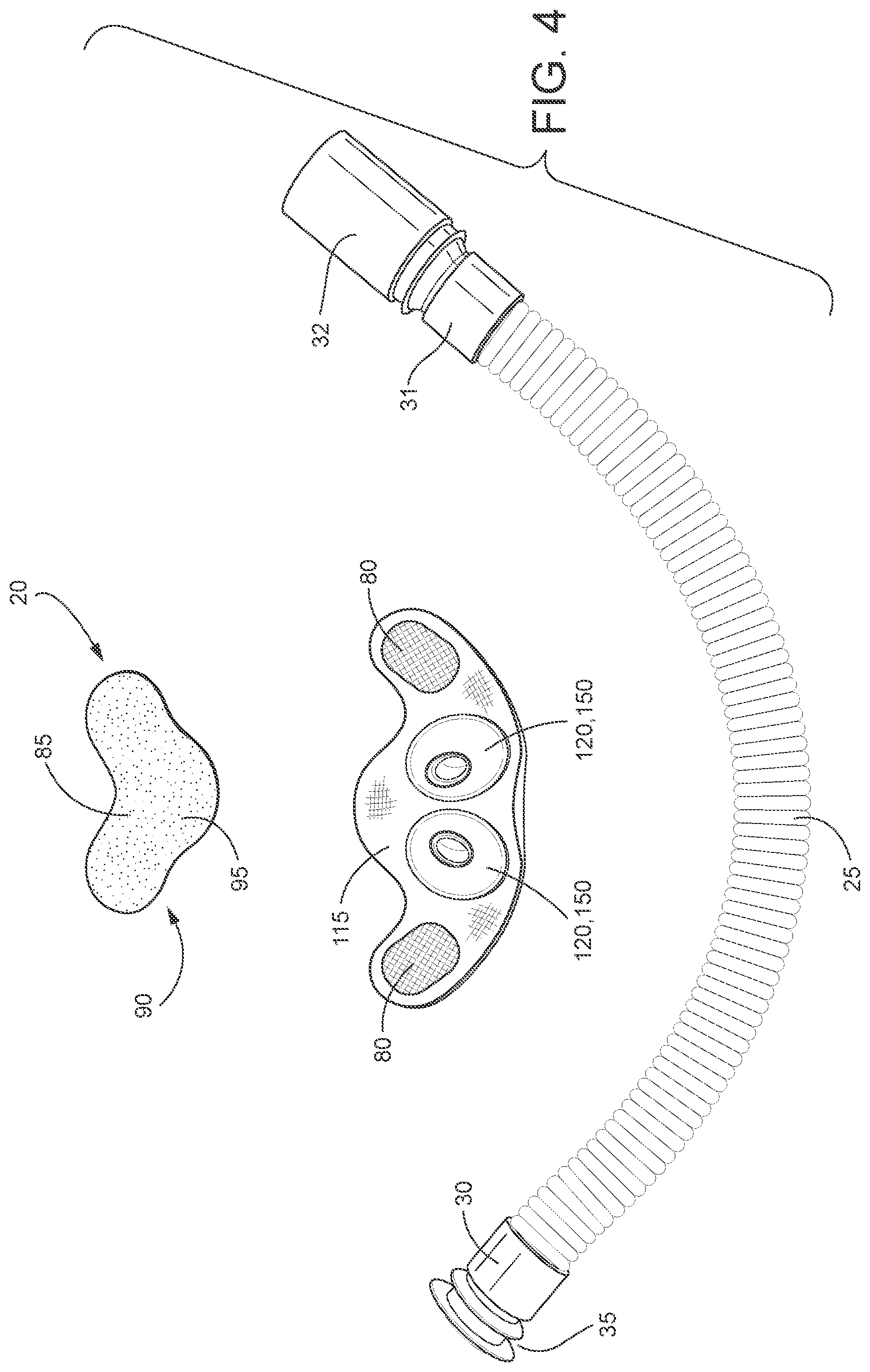 Patent US12508387 Figure 4 – Patient interface systems