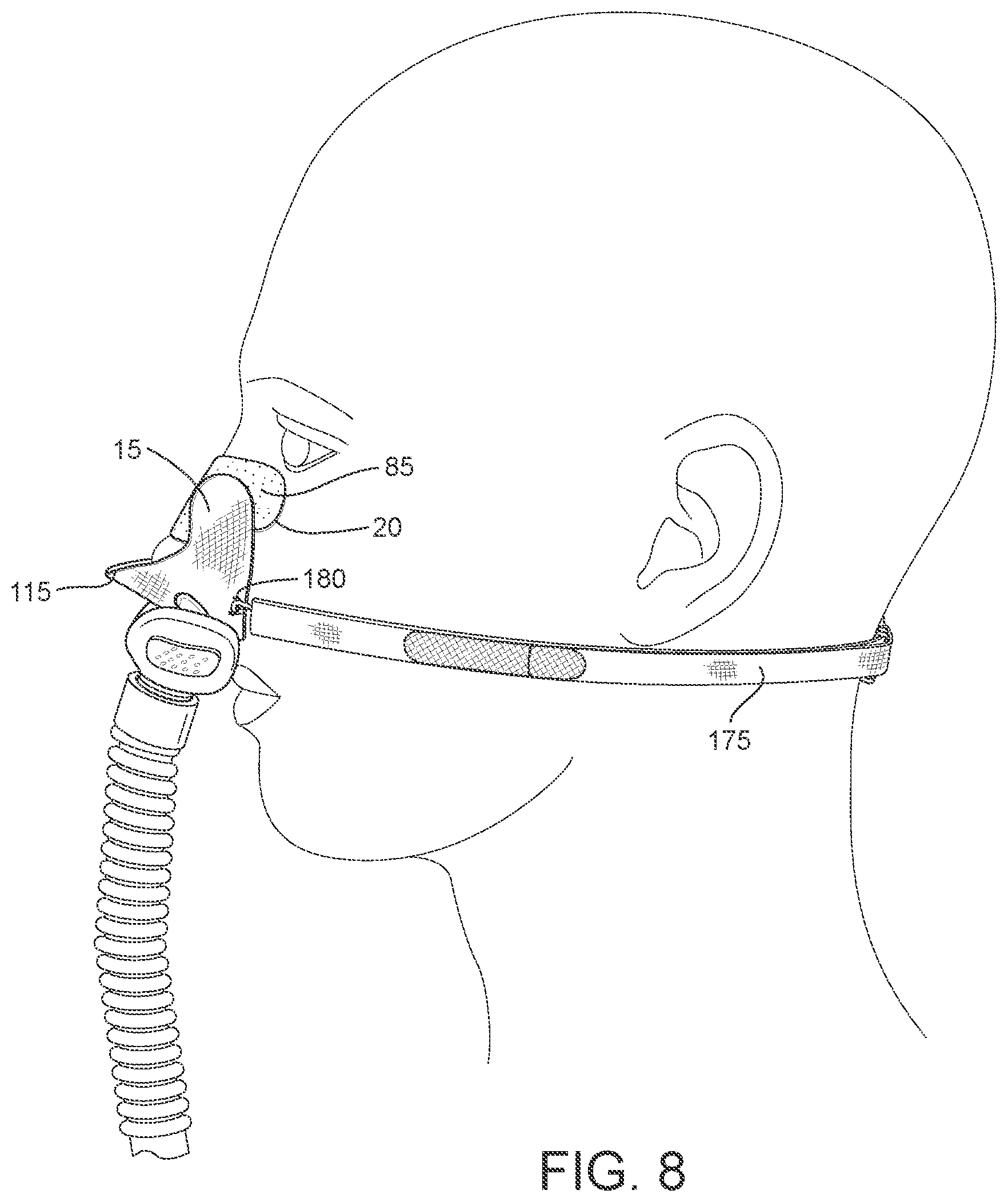 Patent US12508387 Figure 7 – Patient interface systems
