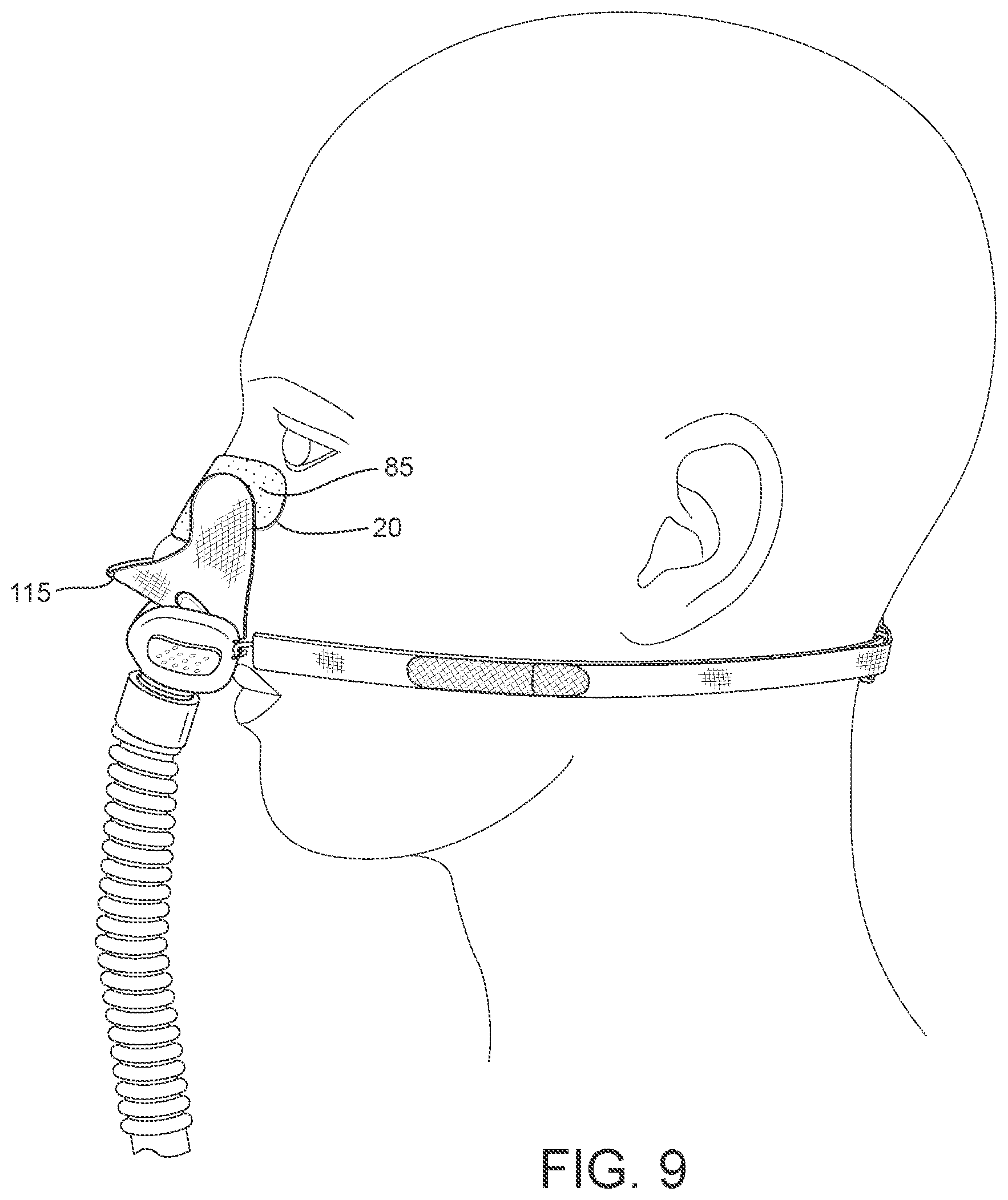 Patent US12508387 Figure 8 – Patient interface systems