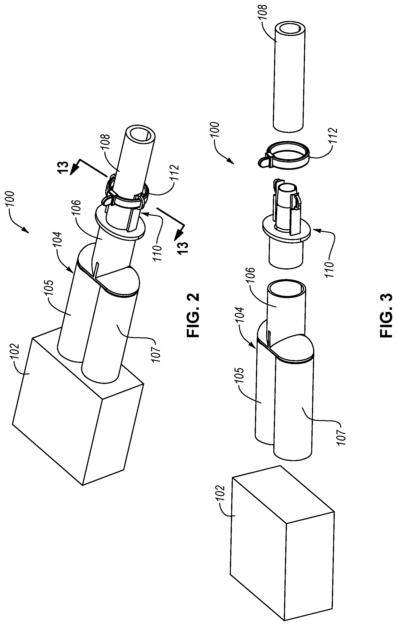 Patent US12508388 Figure 2 – Tube connector for ventilator system