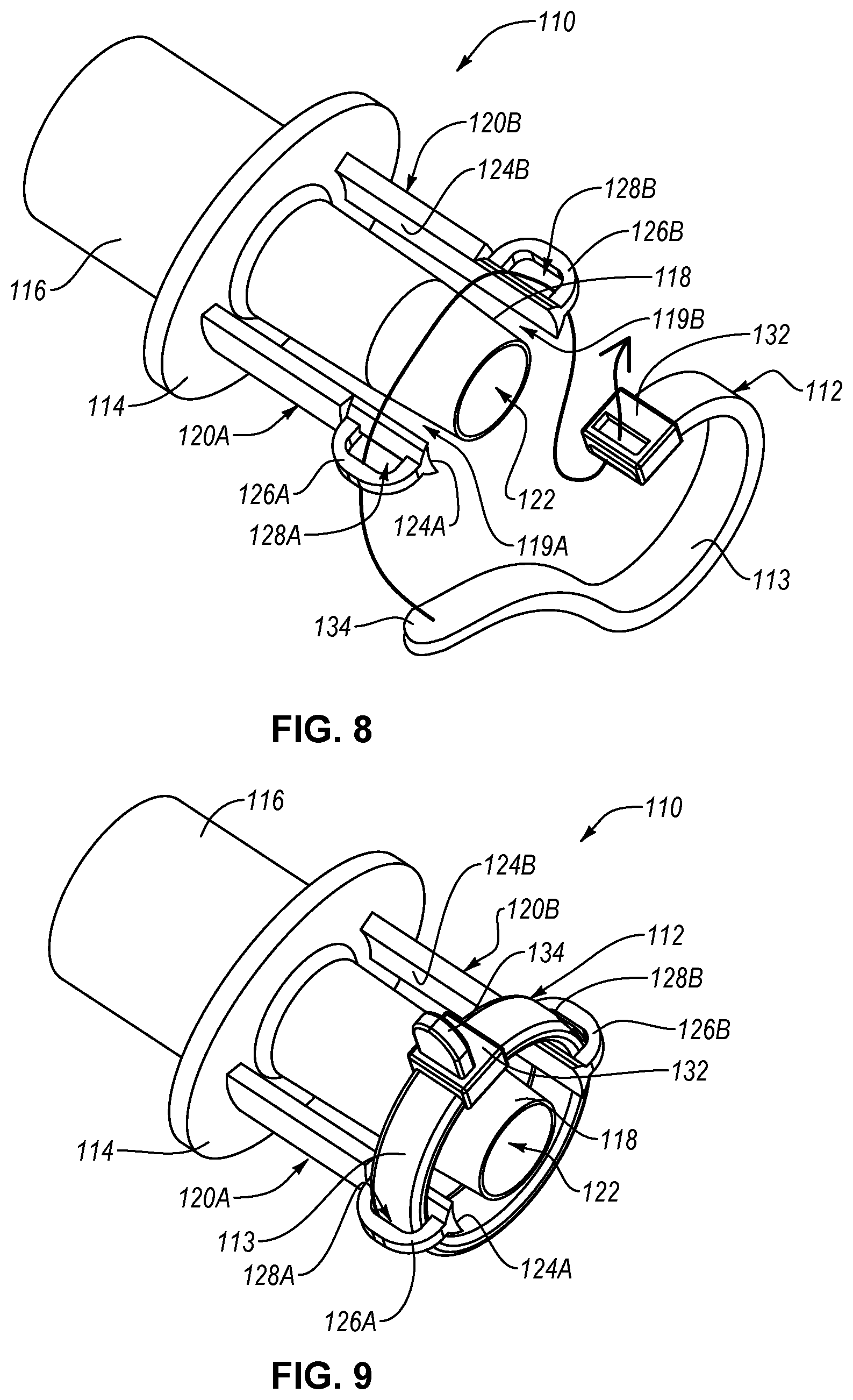 Patent US12508388 Figure 5 – Tube connector for ventilator system