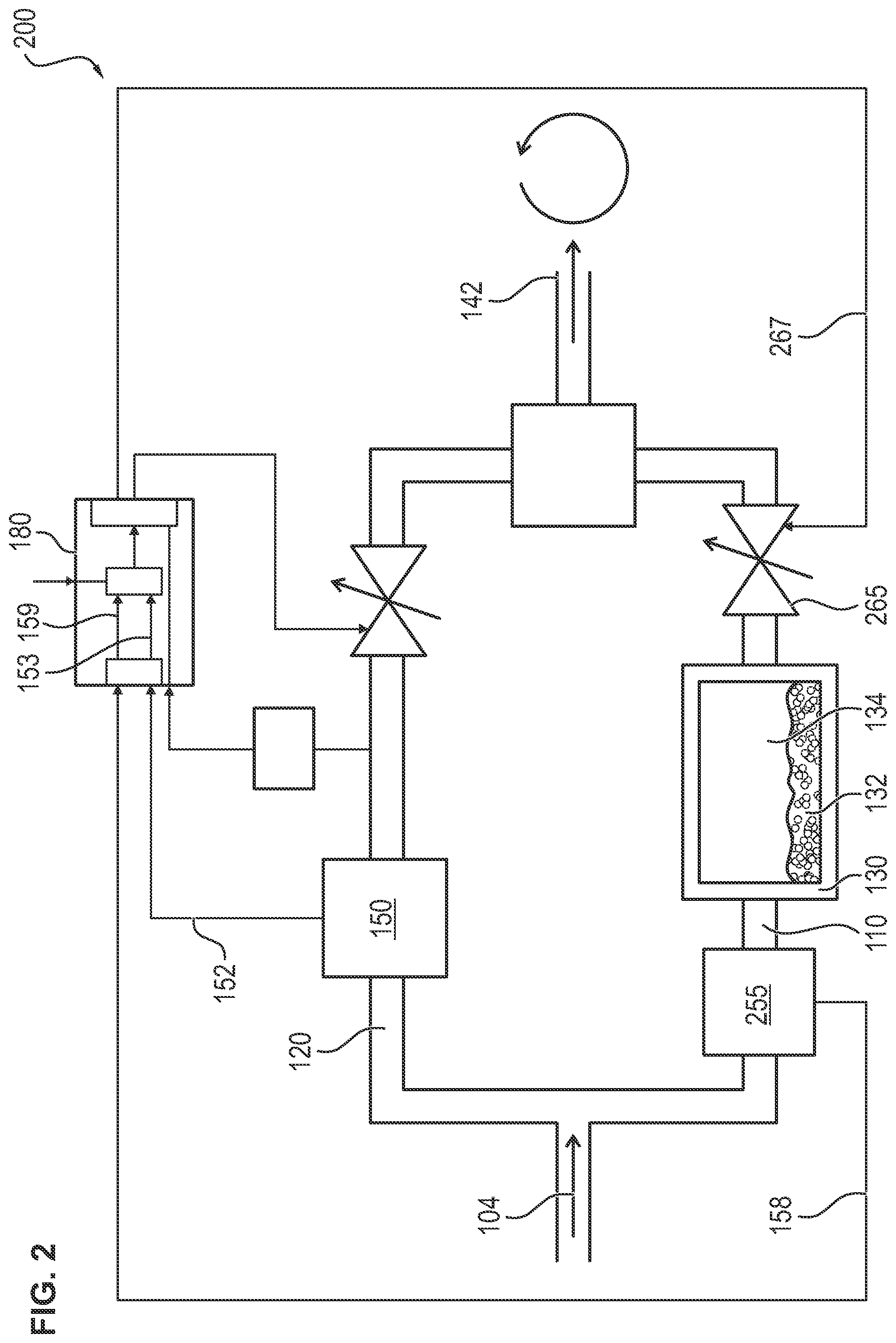 Patent US12508392 Figure 2 – Anesthetic dispensing device and process for setting an anesthetic concentration