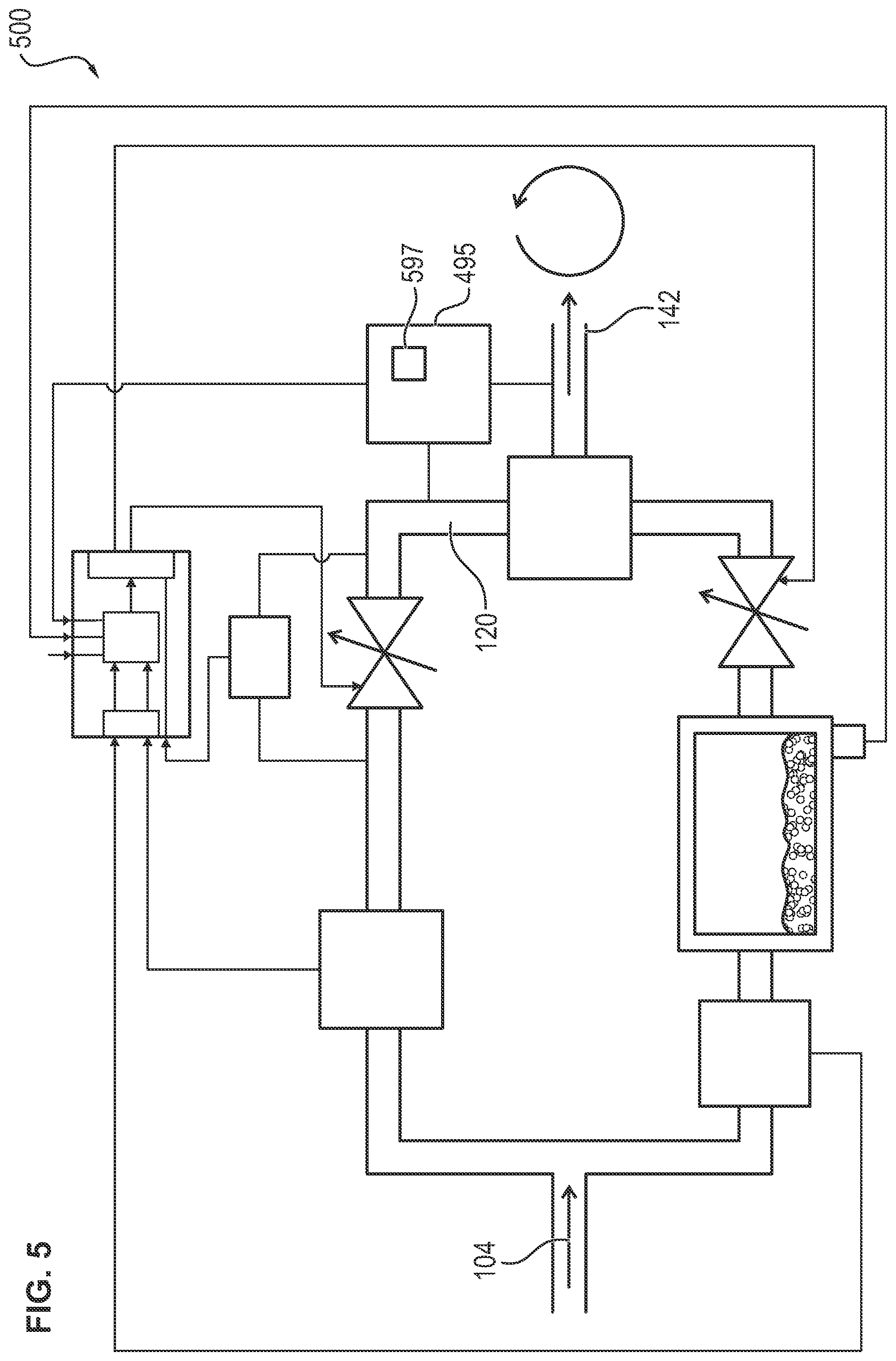 Patent US12508392 Figure 5 – Anesthetic dispensing device and process for setting an anesthetic concentration