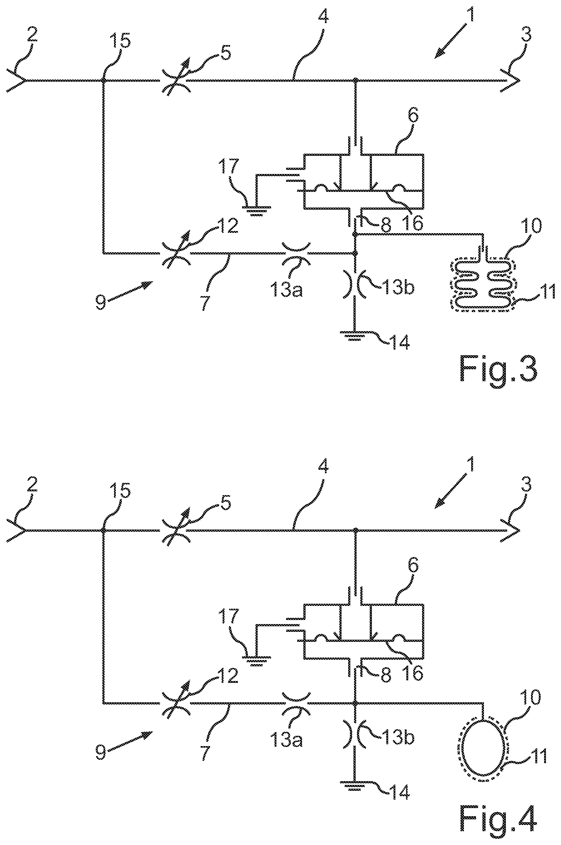 Patent US12508393 Figure 2 – Pneumatic module and process for supplying a consumer with a pressure surge-free stream of medical gases or medical air