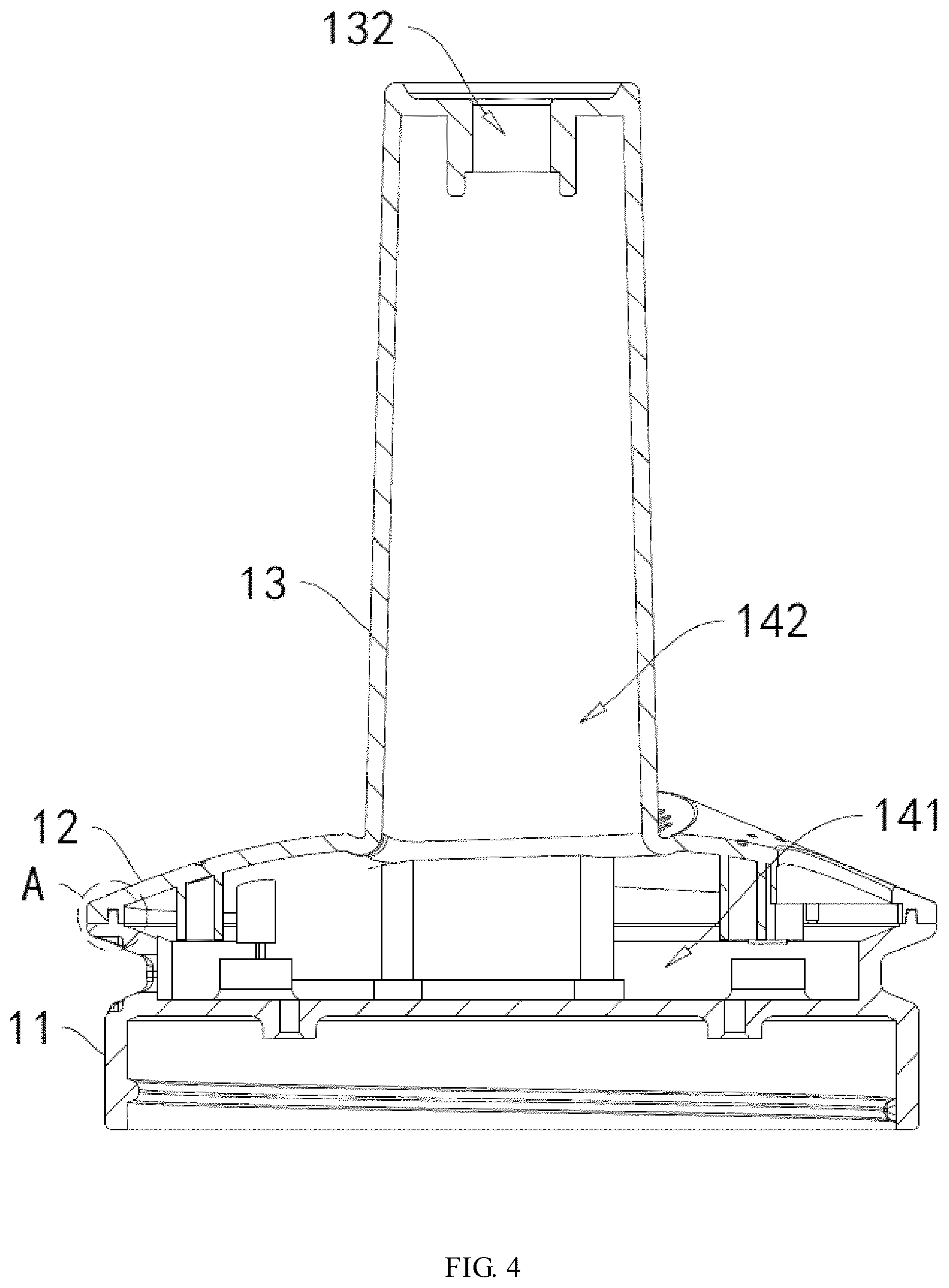 Patent US12508396 Figure 4 – Aromatherapy candle lamp
