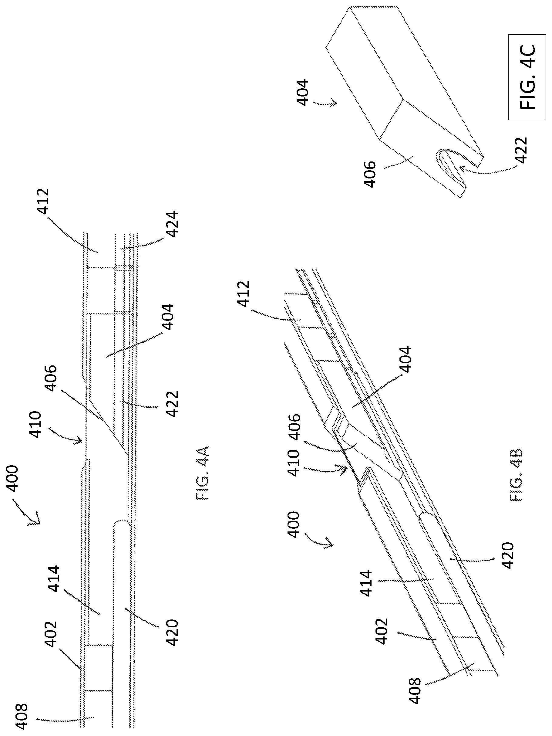 Patent US12508400 Figure 4 – Devices and methods for advancing a wire