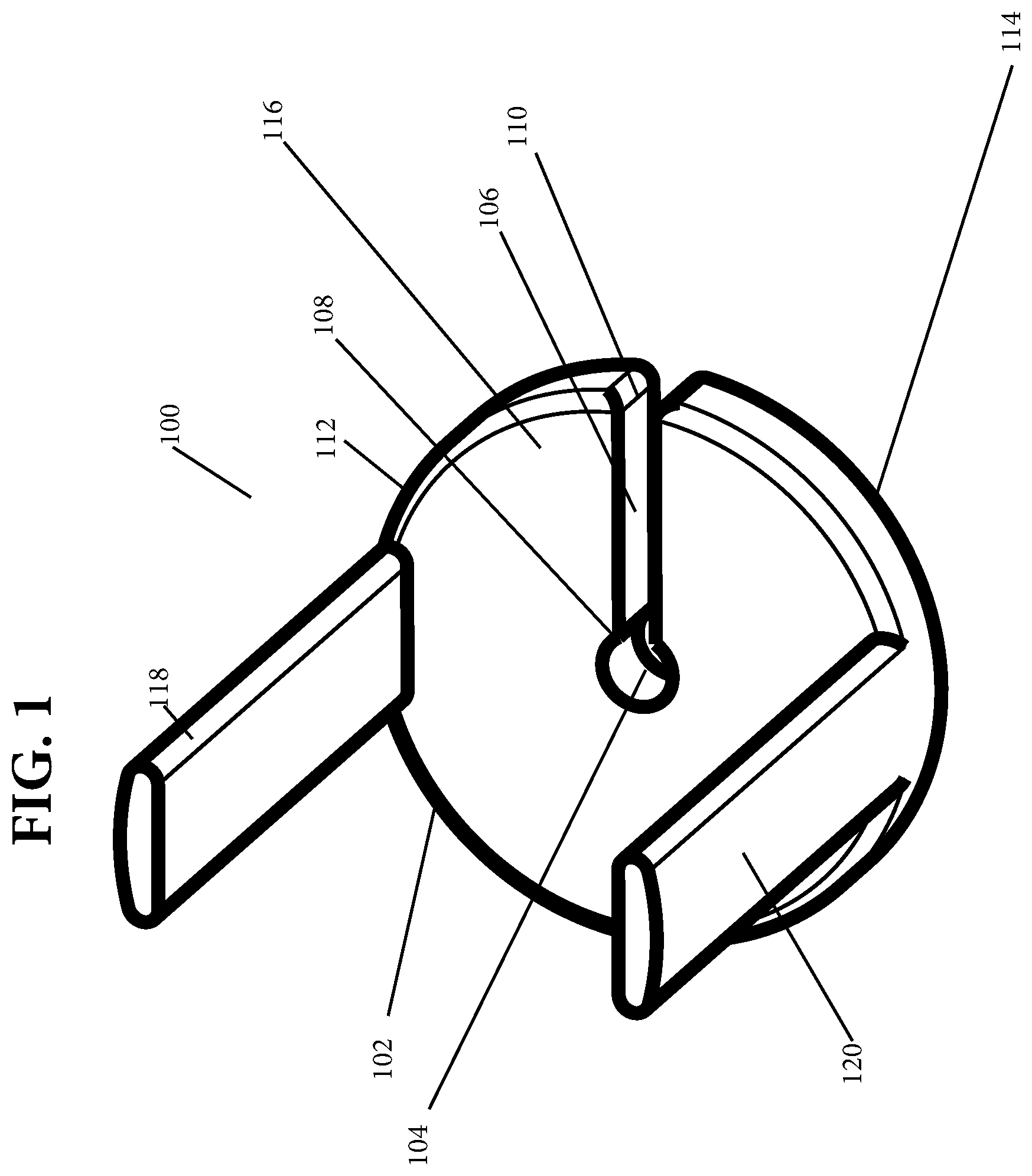 Patent US12508401 Figure 1 – Guidewire placement device