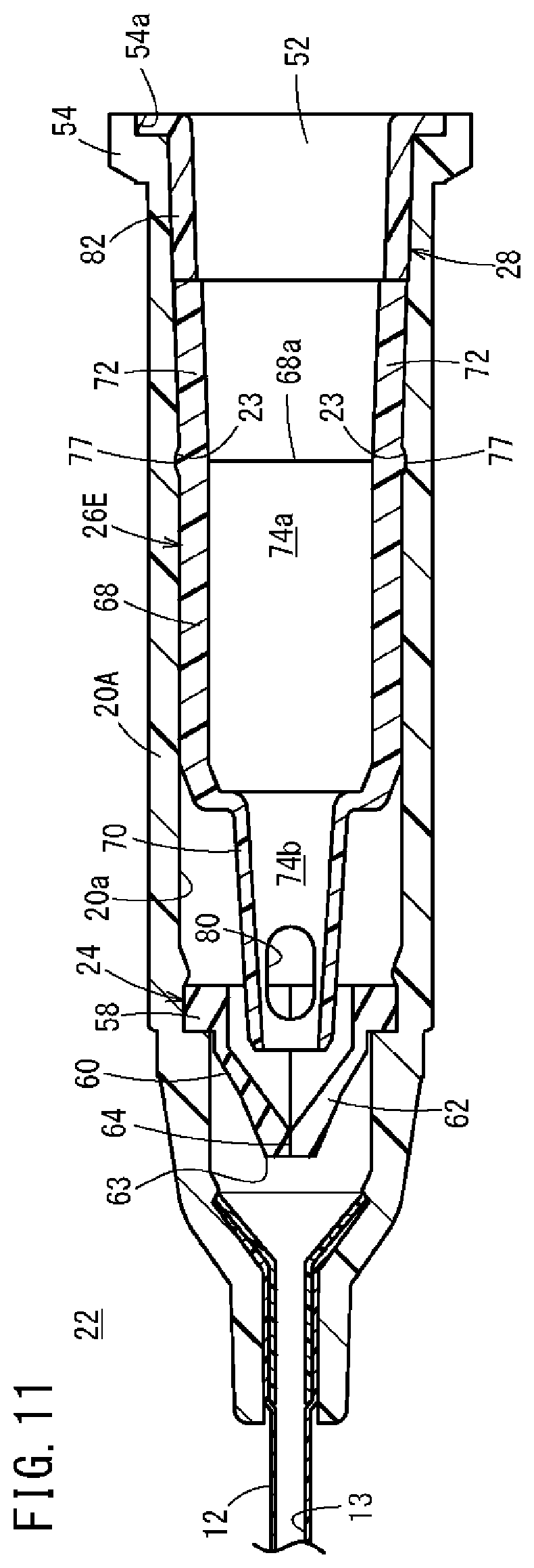 Patent US12508402 Figure 11 – Catheter assembly