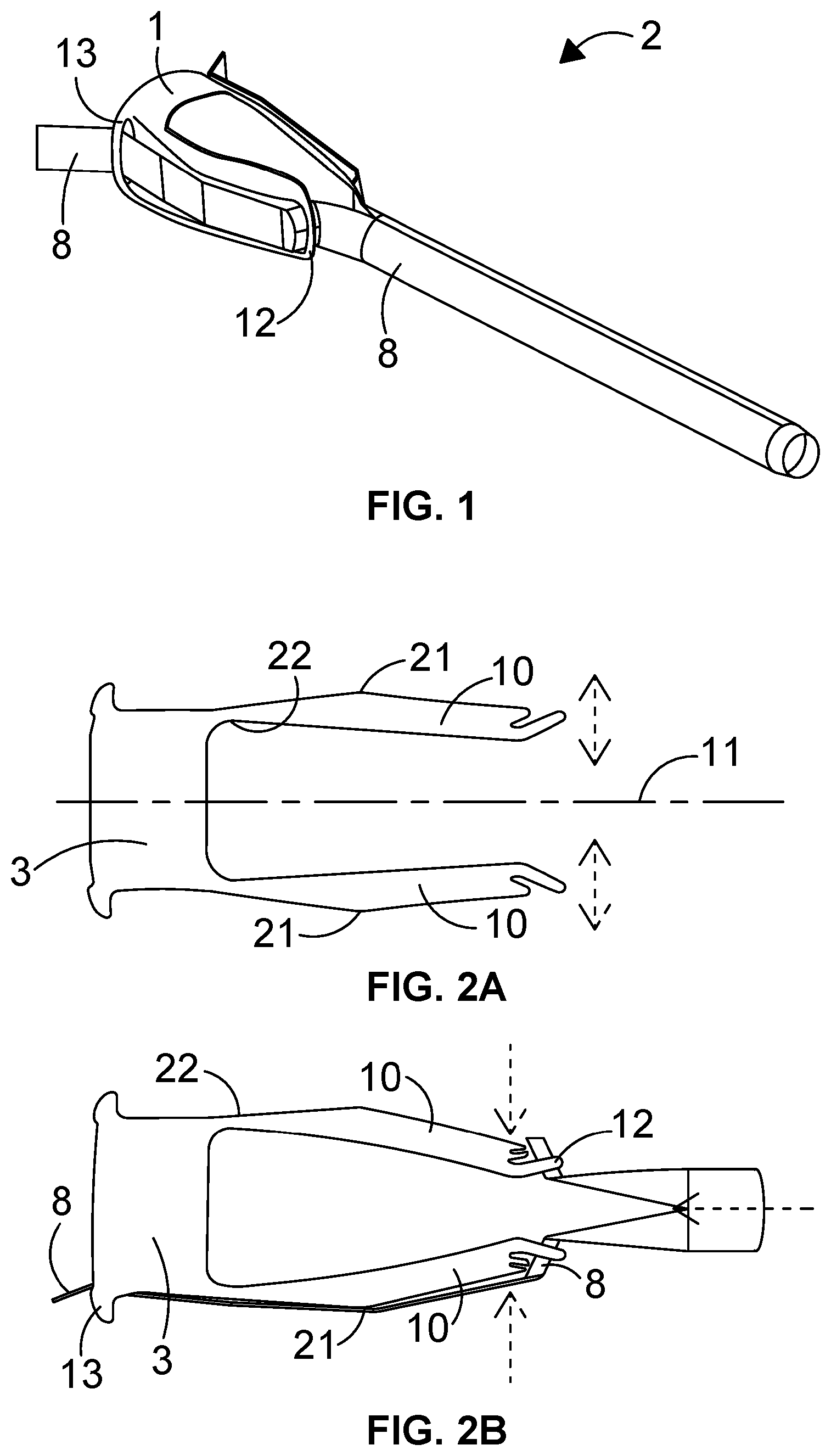 Patent US12508404 Figure 1 – Sheath splitting apparatus