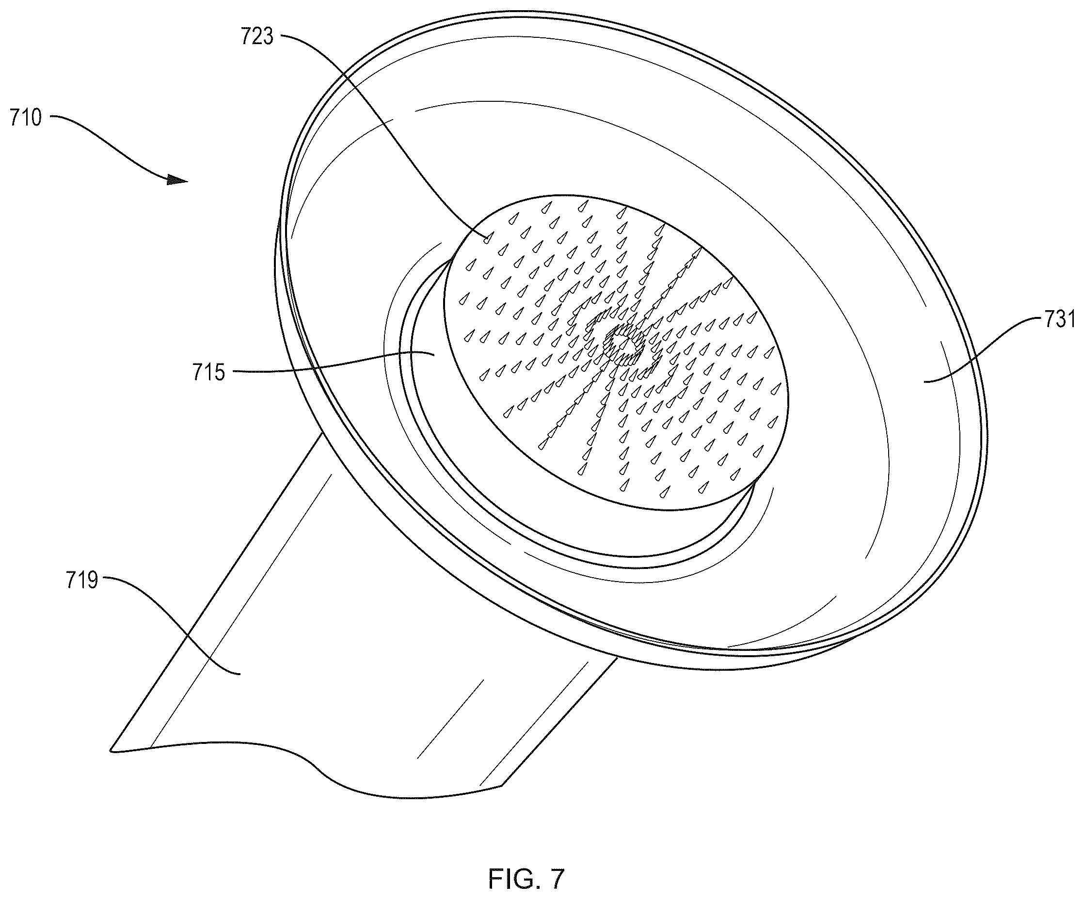Patent US12508409 Figure 7 – System and method to use suction to enhance permeabilization and transfection of cells