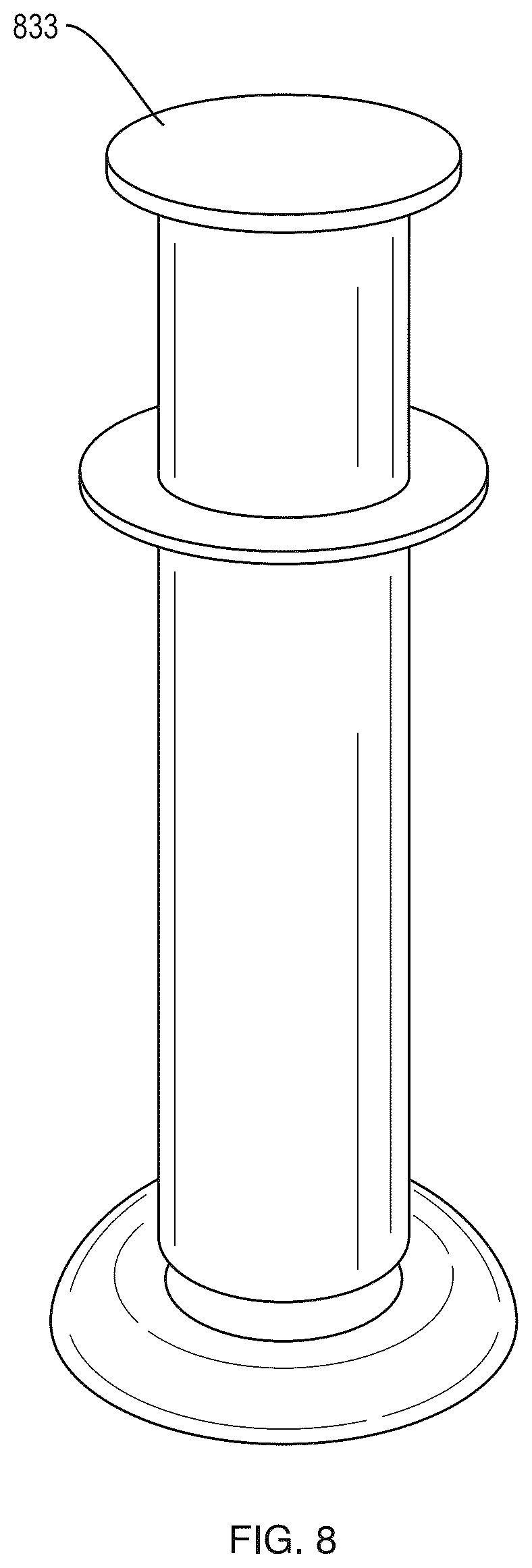 Patent US12508409 Figure 8 – System and method to use suction to enhance permeabilization and transfection of cells