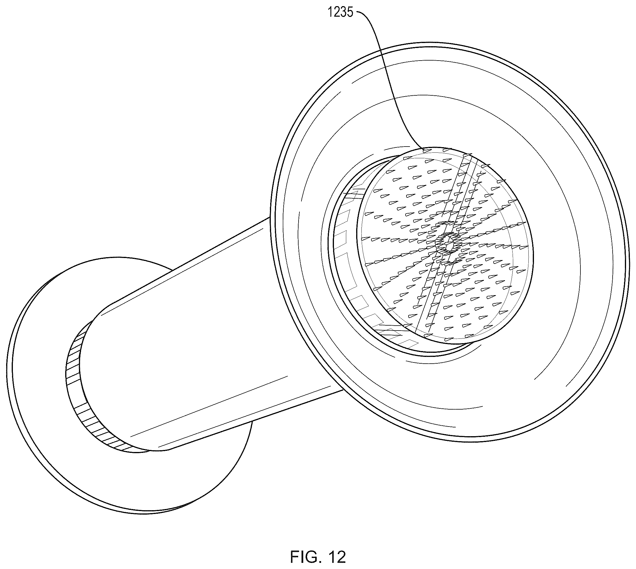 Patent US12508409 Figure 12 – System and method to use suction to enhance permeabilization and transfection of cells
