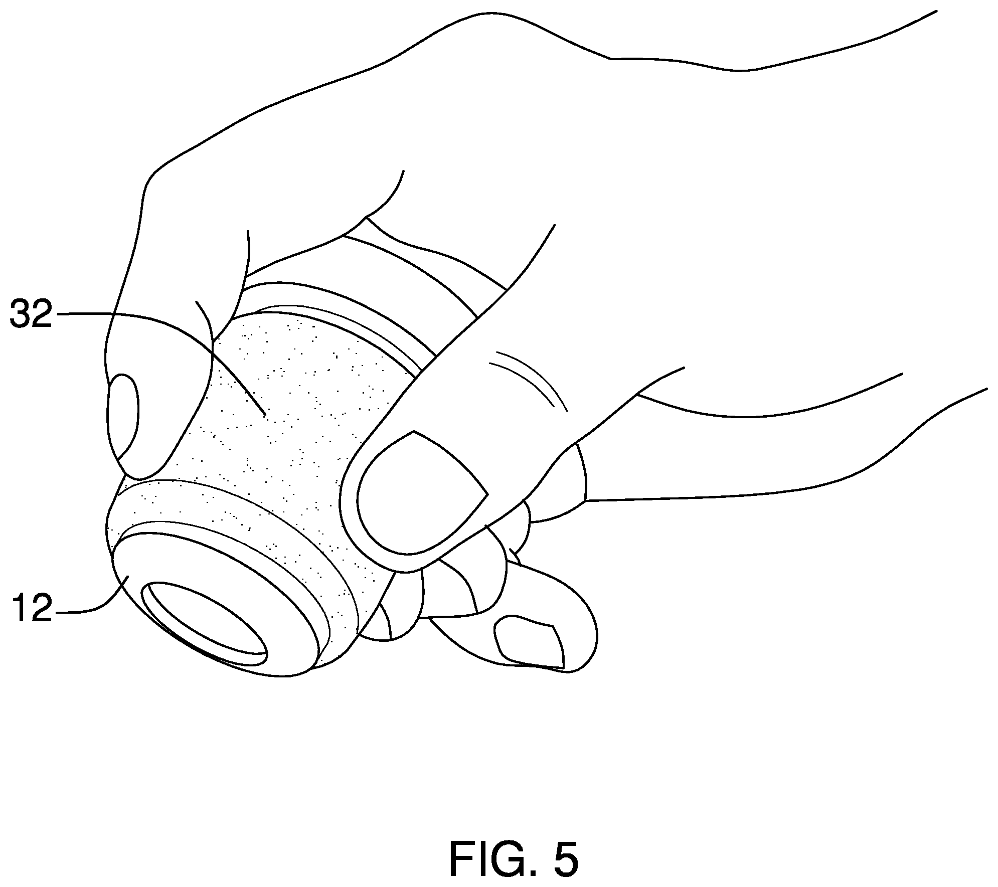 Patent US12508410 Figure 4 – Moldable gripping device and method of use