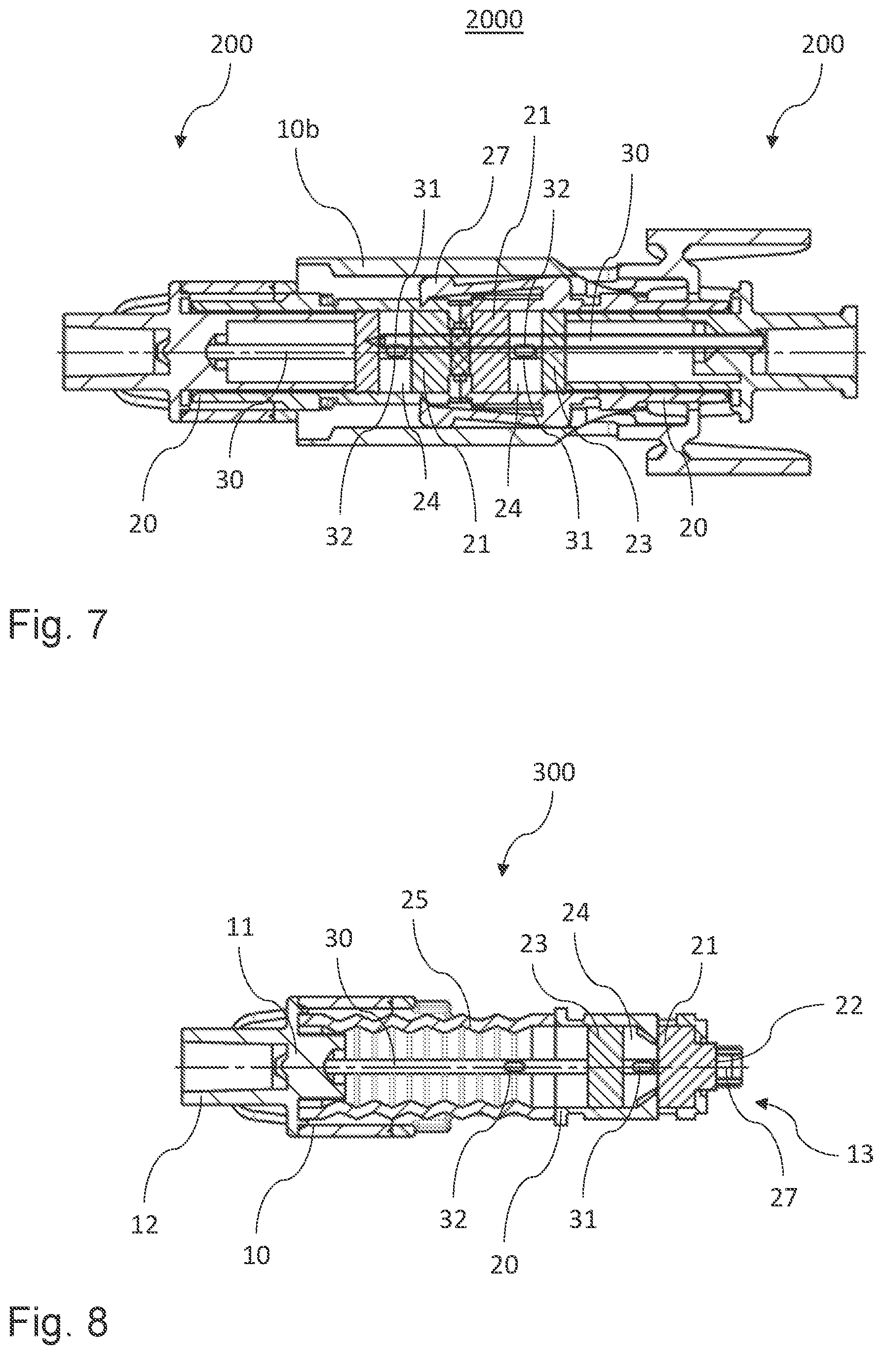 Patent US12508412 Figure 4 – Coupling element for a closed fluid transfer system, attachment for a coupling element of this type, coupling system, and coupling kit