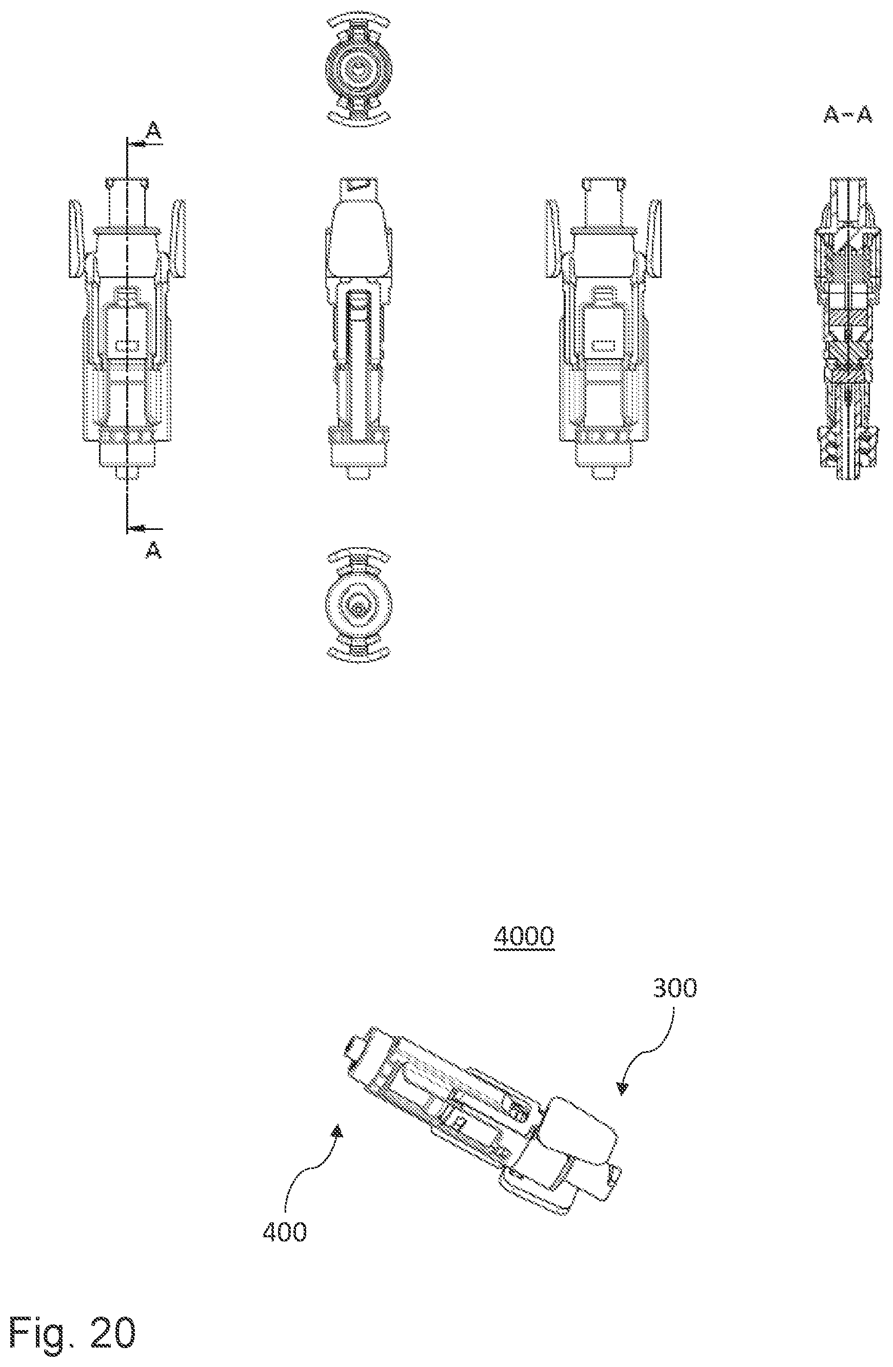 Patent US12508412 Figure 14 – Coupling element for a closed fluid transfer system, attachment for a coupling element of this type, coupling system, and coupling kit