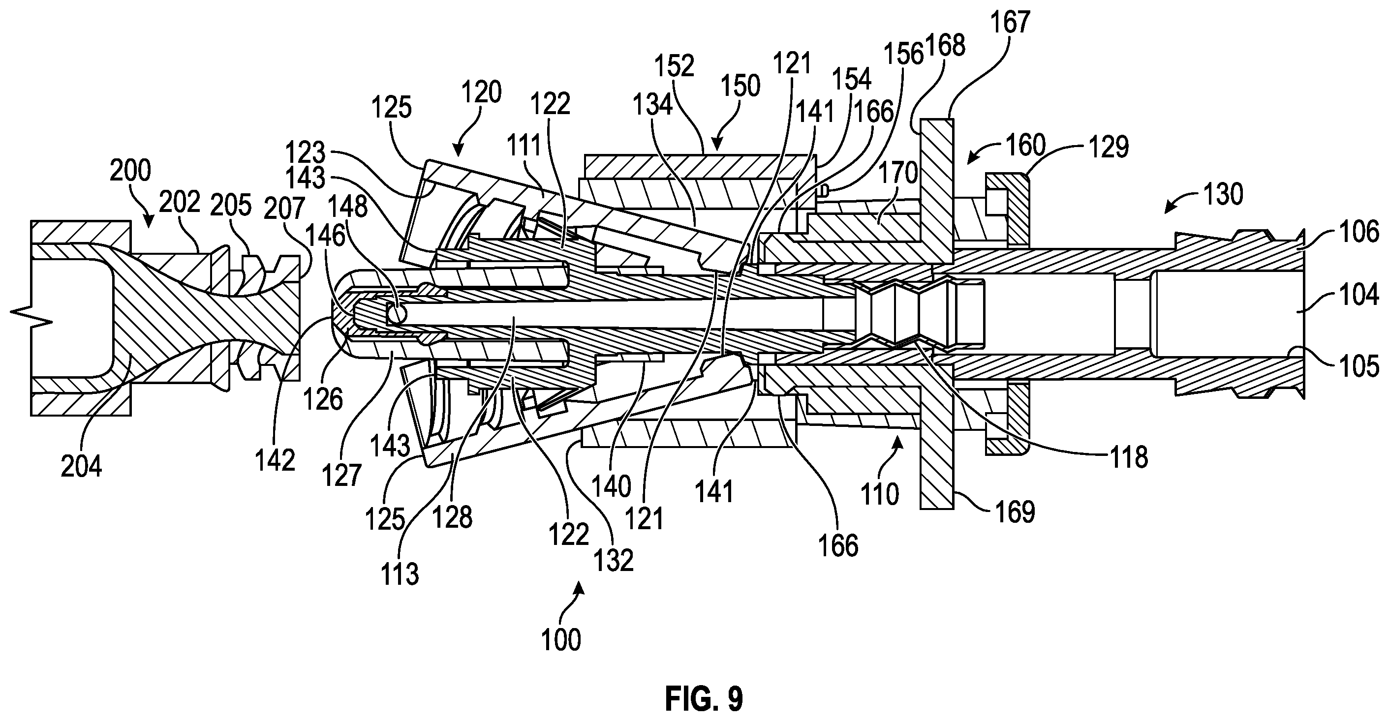 Patent US12508413 Figure 7 – Connector coupling assembly