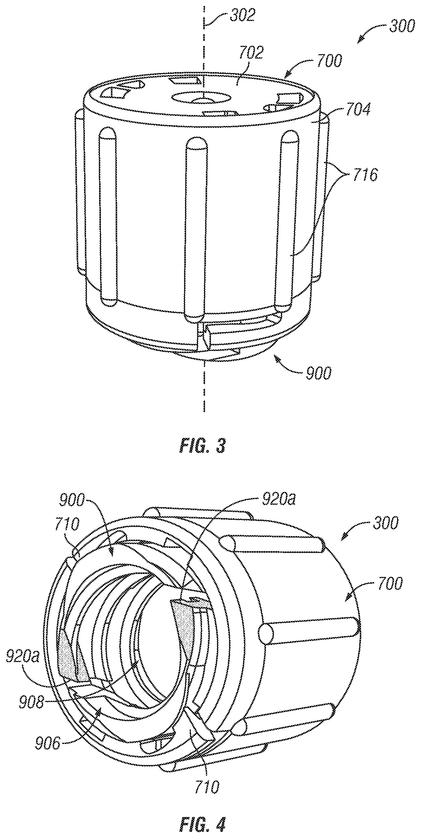 Patent US12508414 Figure 3 – Single use safety cap for use with needleless connectors