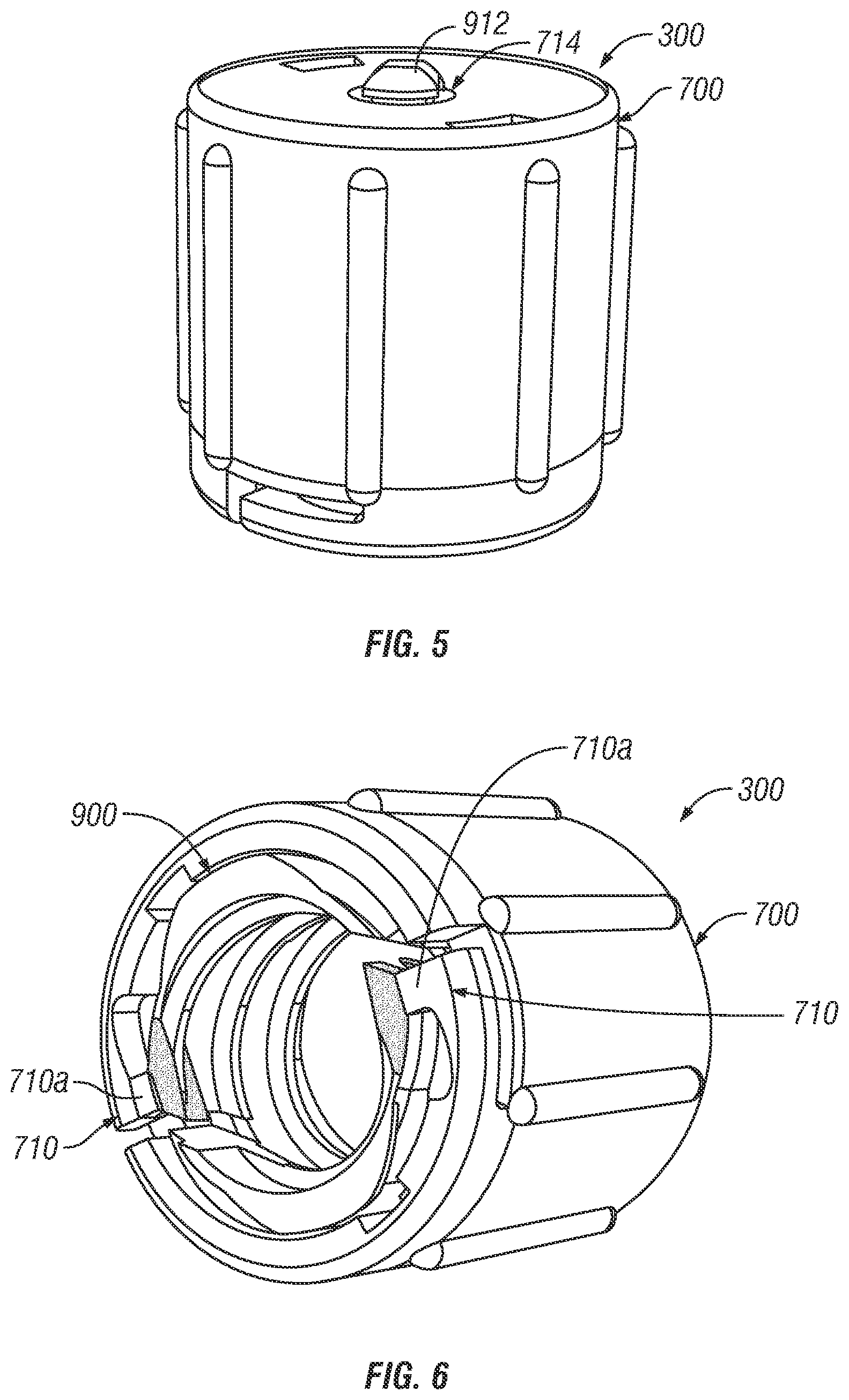 Patent US12508414 Figure 4 – Single use safety cap for use with needleless connectors