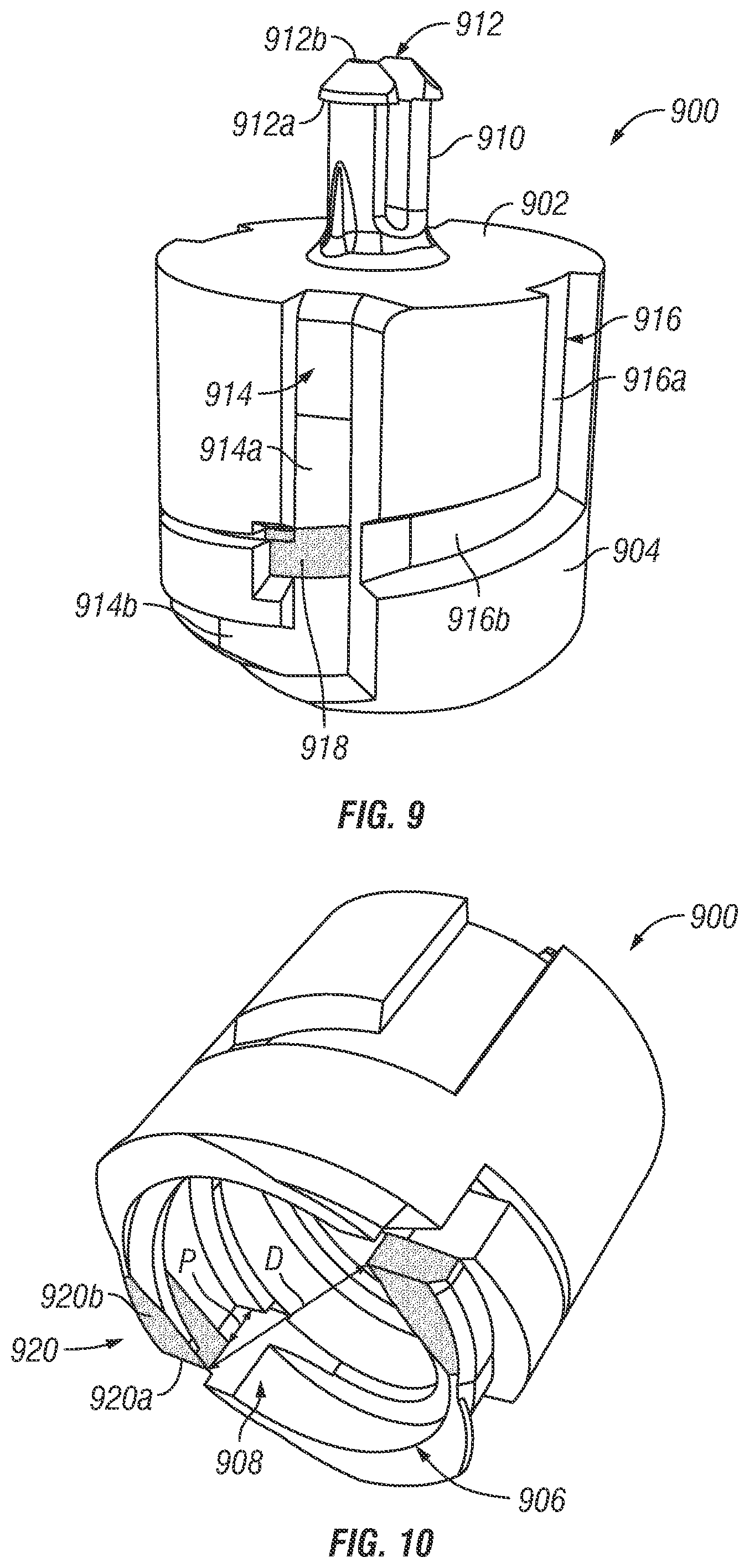 Patent US12508414 Figure 6 – Single use safety cap for use with needleless connectors