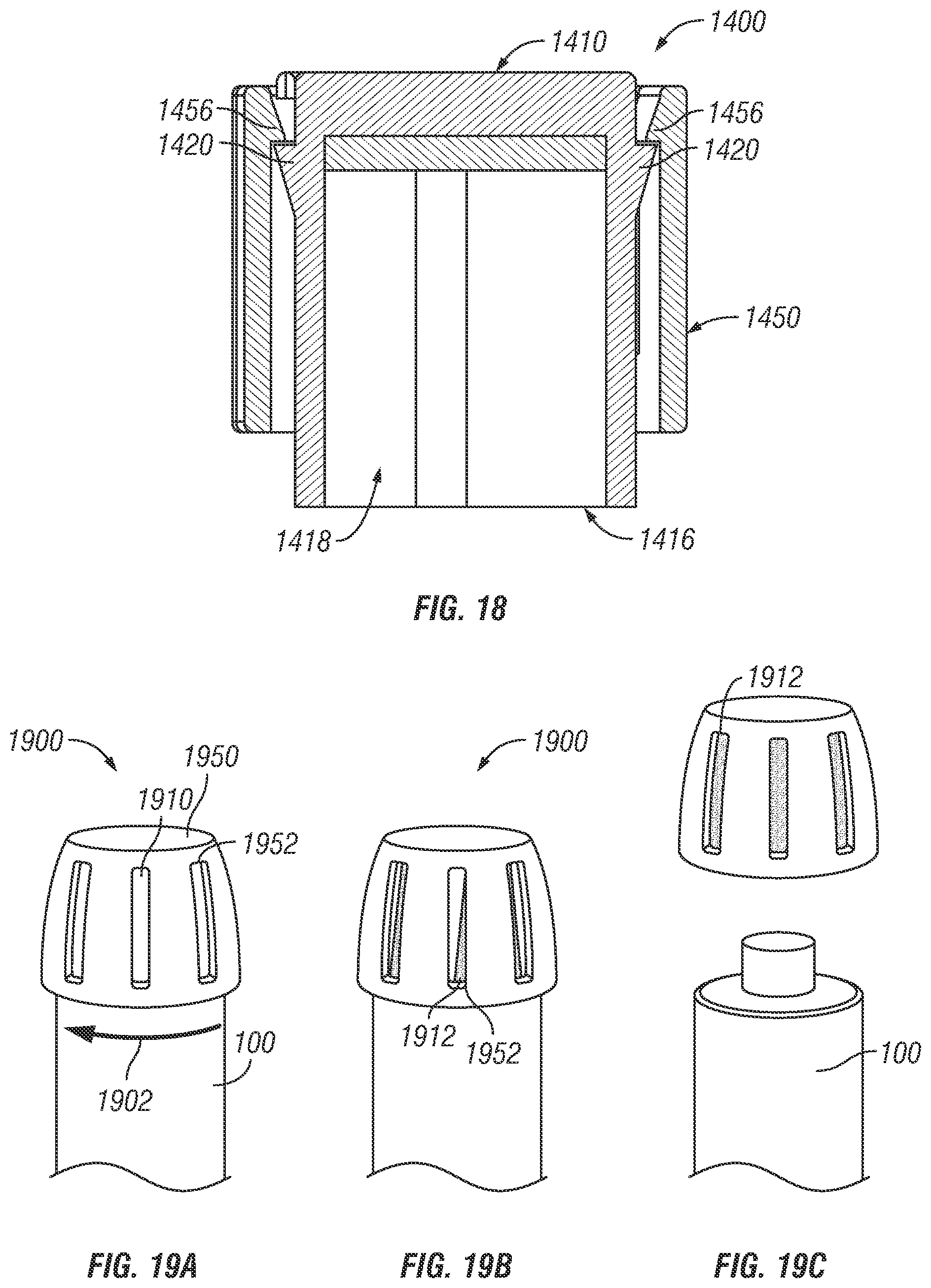 Patent US12508414 Figure 11 – Single use safety cap for use with needleless connectors