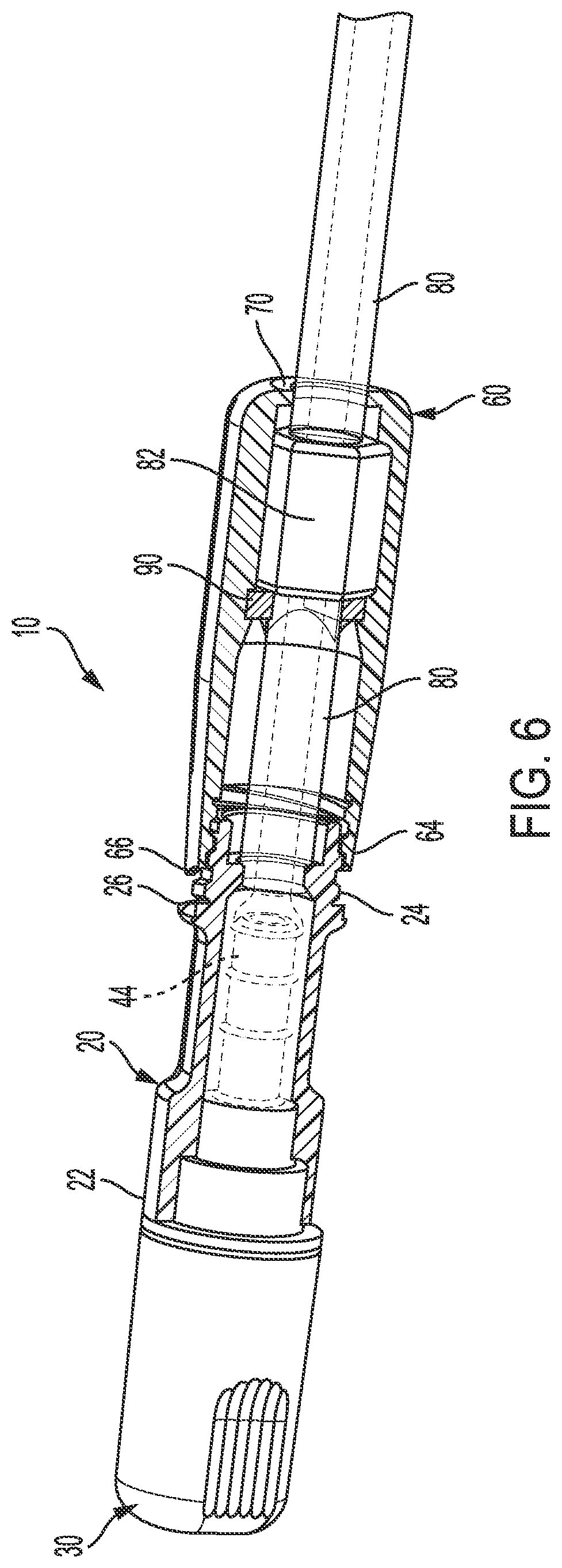 Patent US12508415 Figure 4 – Tube twist tubing occluder