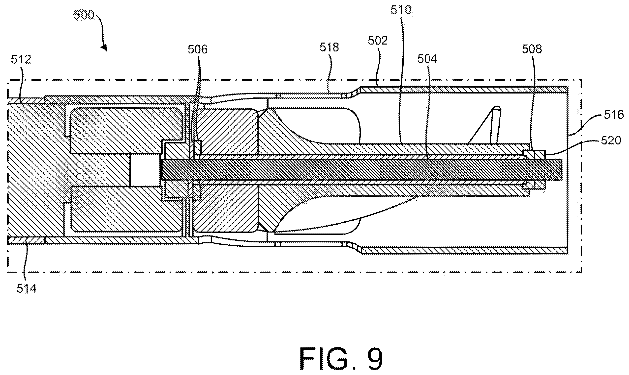 Patent US12508416 Figure 9 – Percutaneous circulatory support system facilitating reduced hemolysis