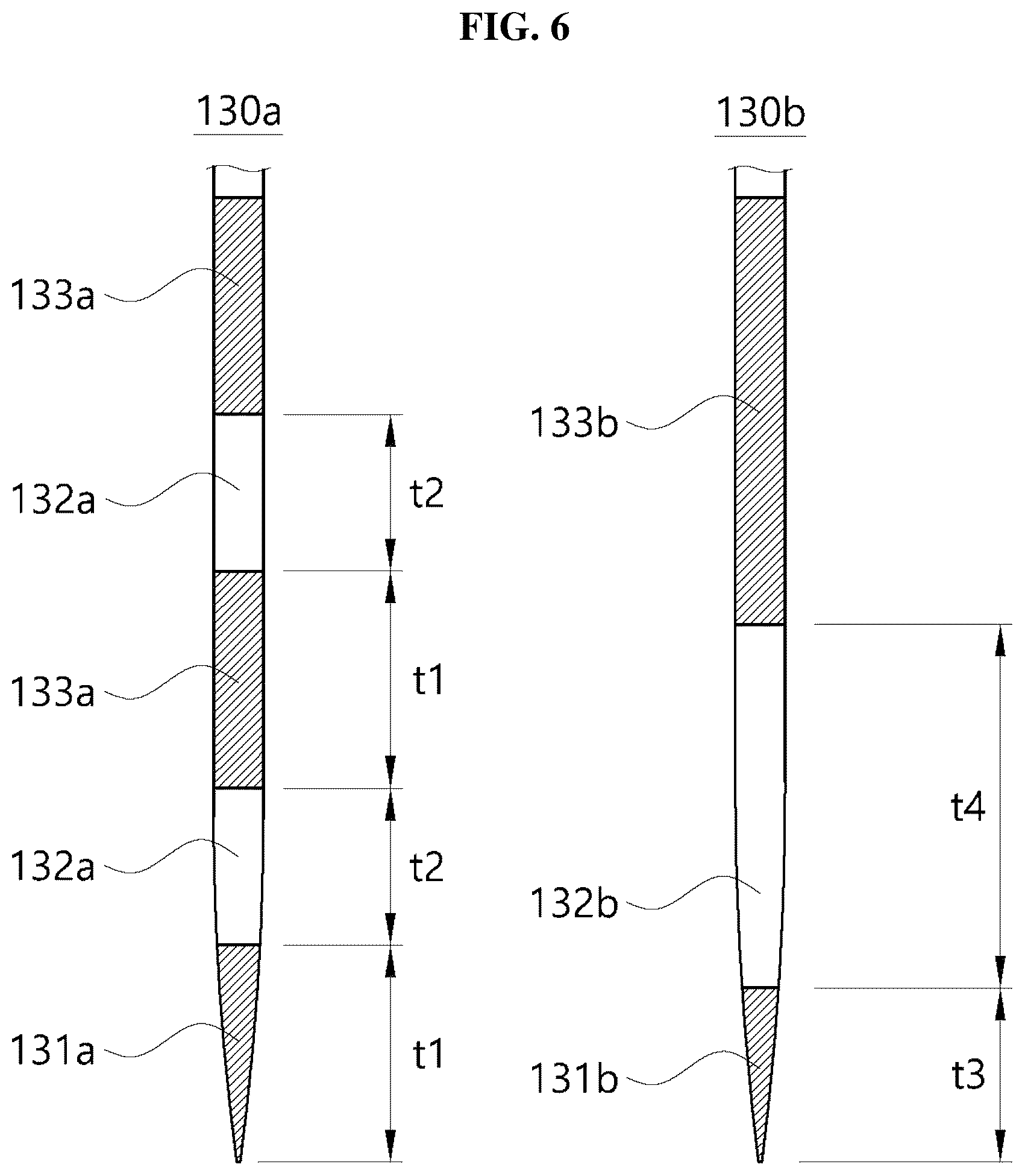 Patent US12508424 Figure 5 – Needle tip for application of current, hand piece, and skin treatment apparatus