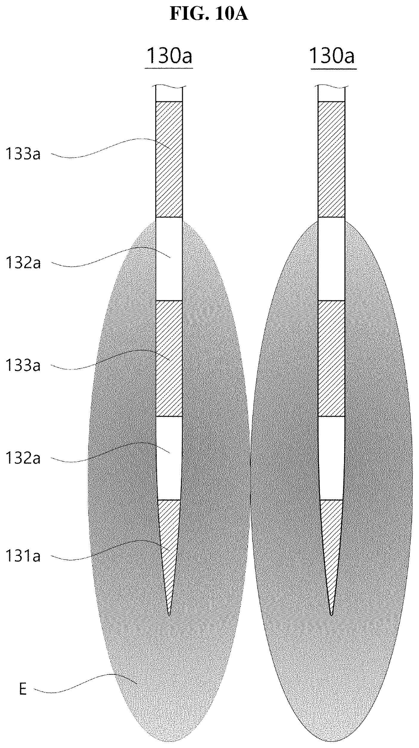 Patent US12508424 Figure 11 – Needle tip for application of current, hand piece, and skin treatment apparatus