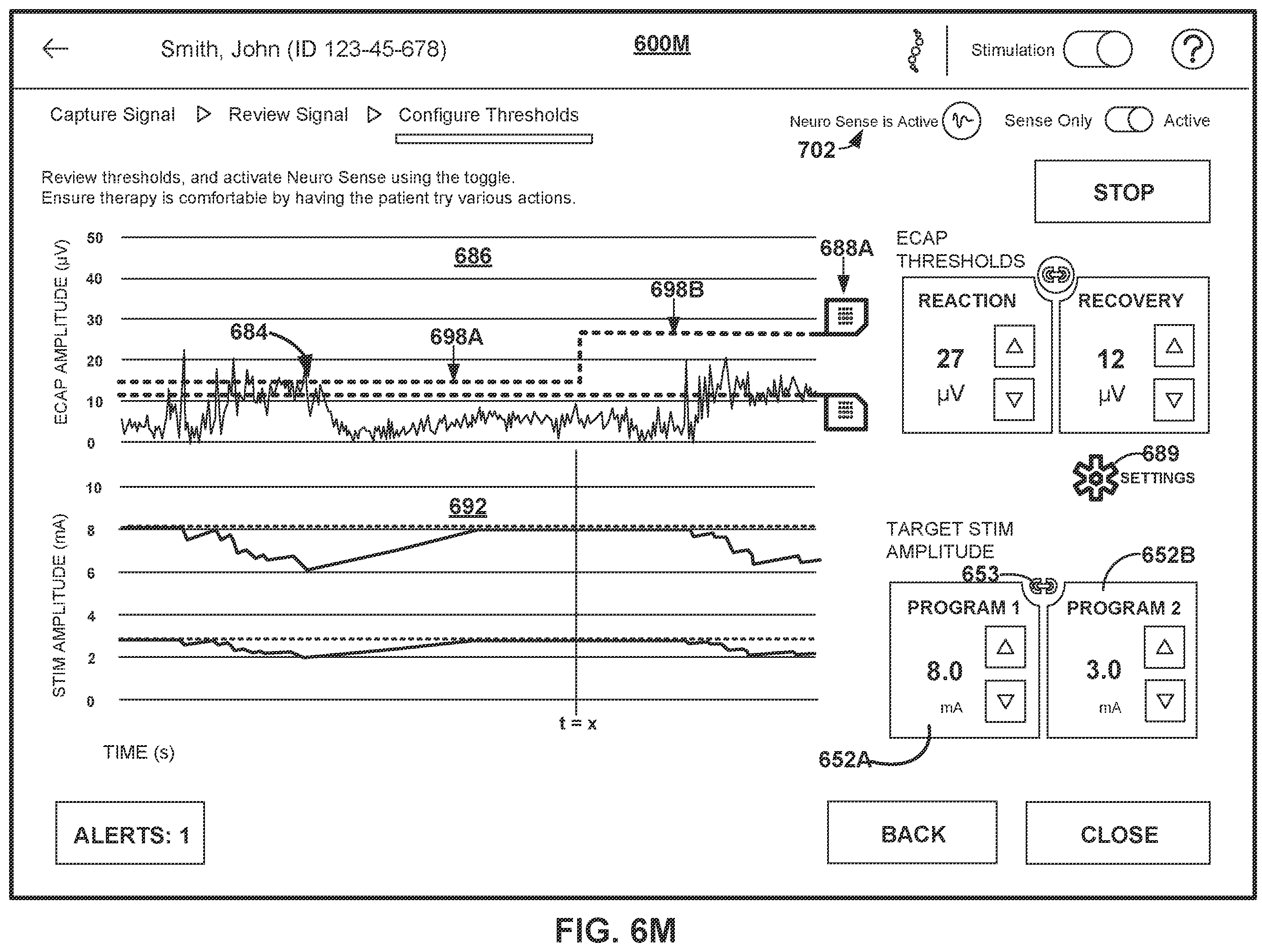 Patent US12508433 Figure 19 – Therapy programming based on evoked compound action potentials