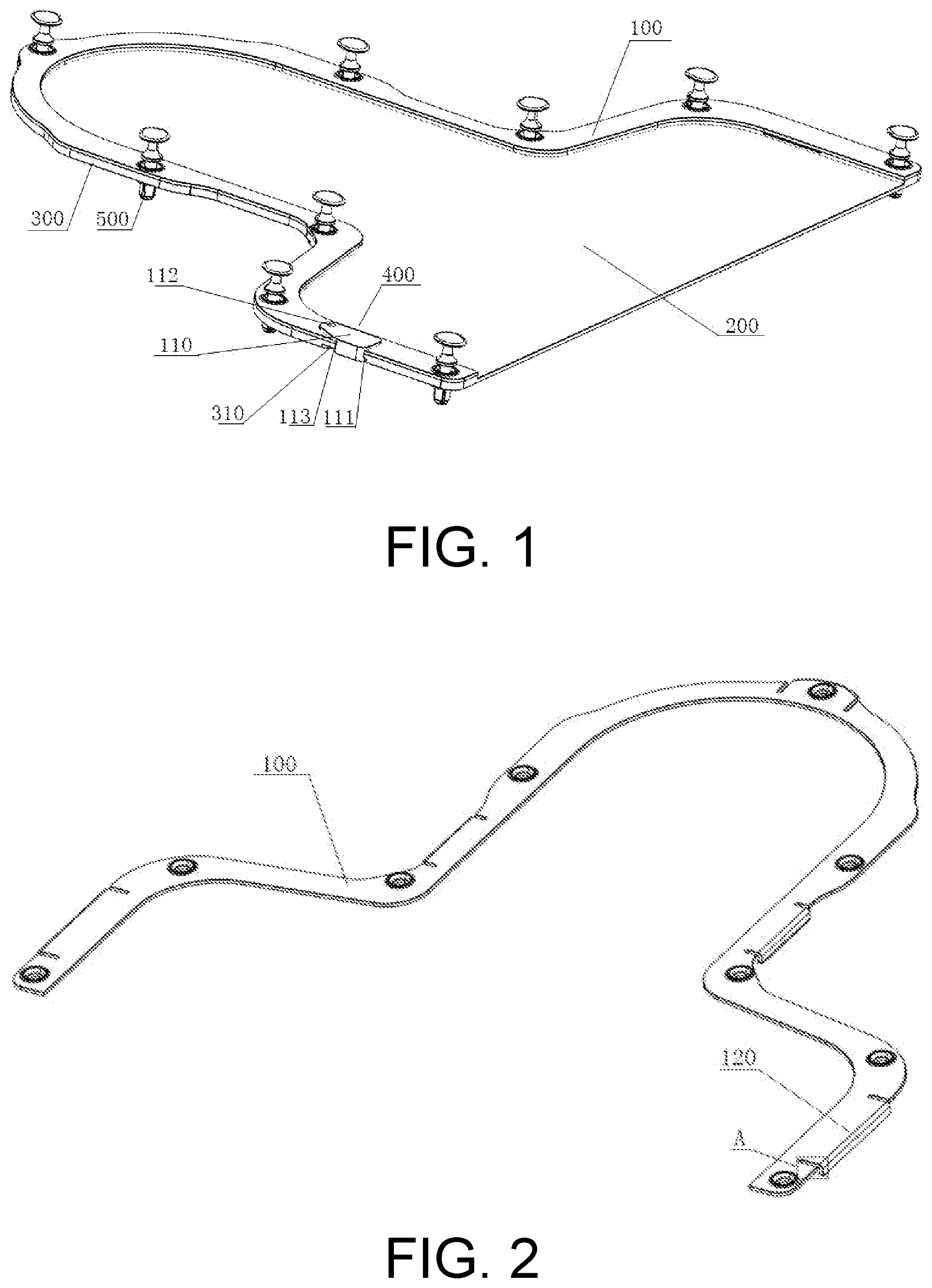 Patent US12508442 — Positioning device for radiotherapy — Figure 1