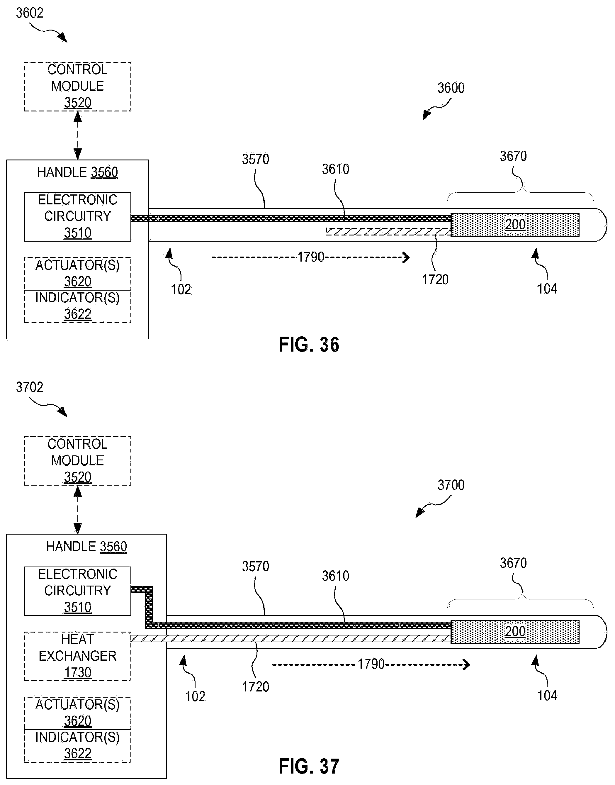 Patent US12508448 Figure 17 – Medical device with CMUT array and solid state cooling, and associated methods and systems