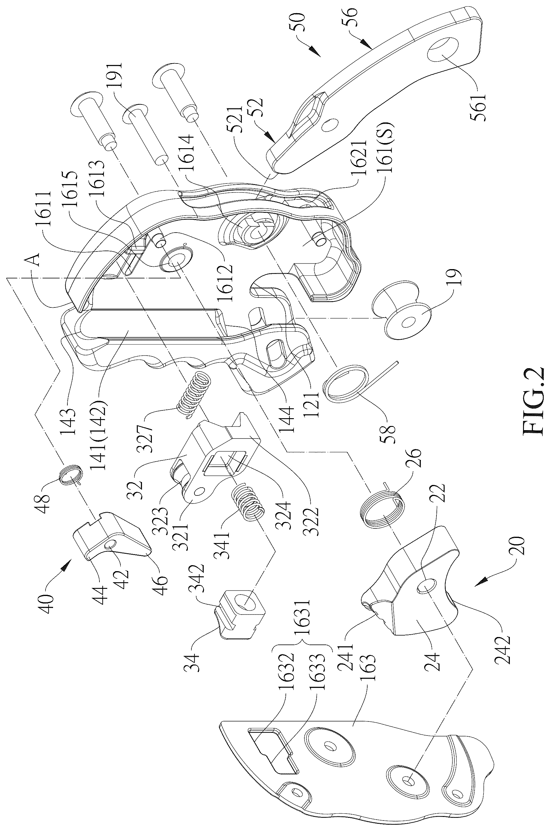 Patent US12508449 Figure 2 – Rope grab