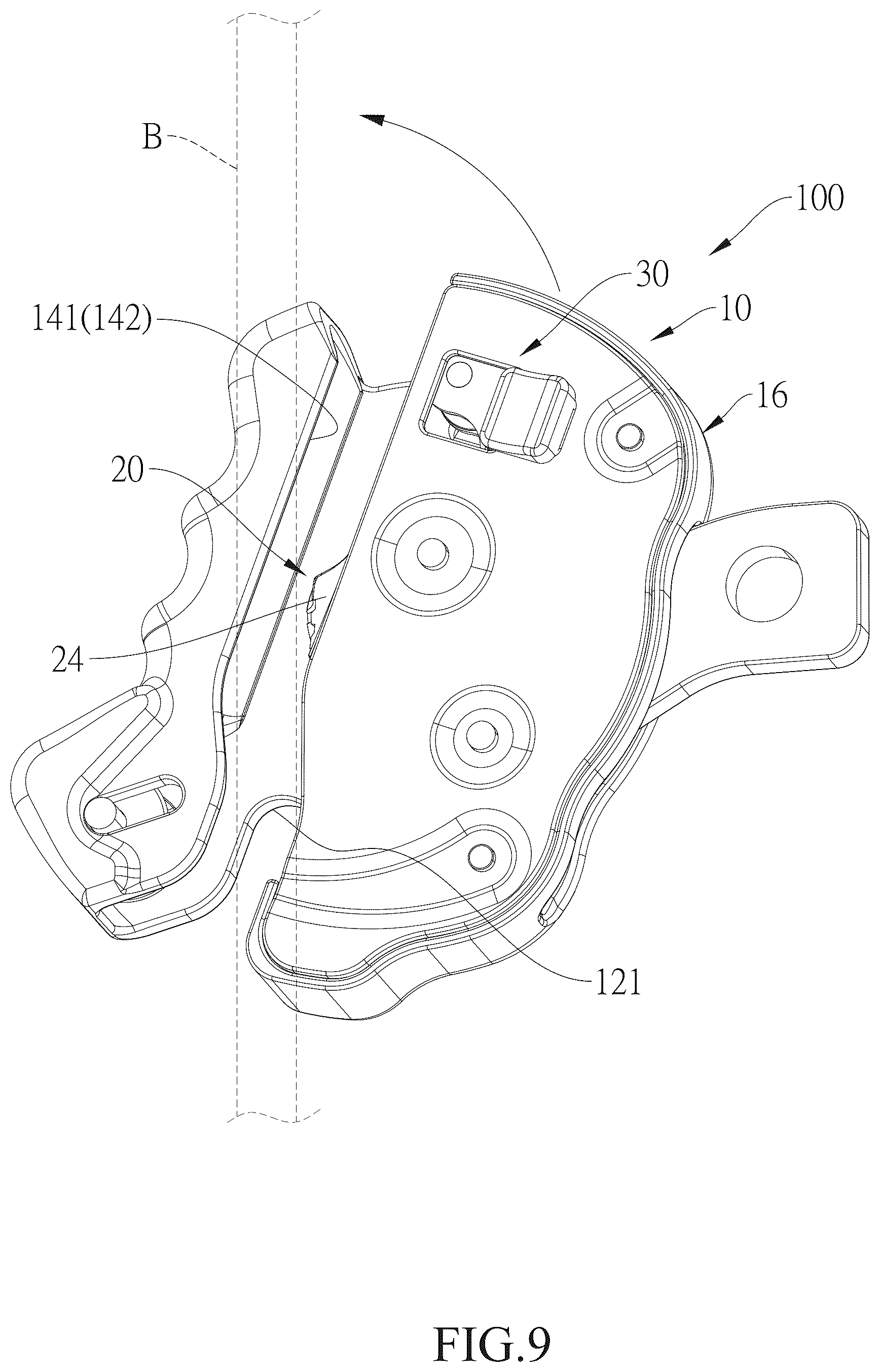Patent US12508449 Figure 9 – Rope grab