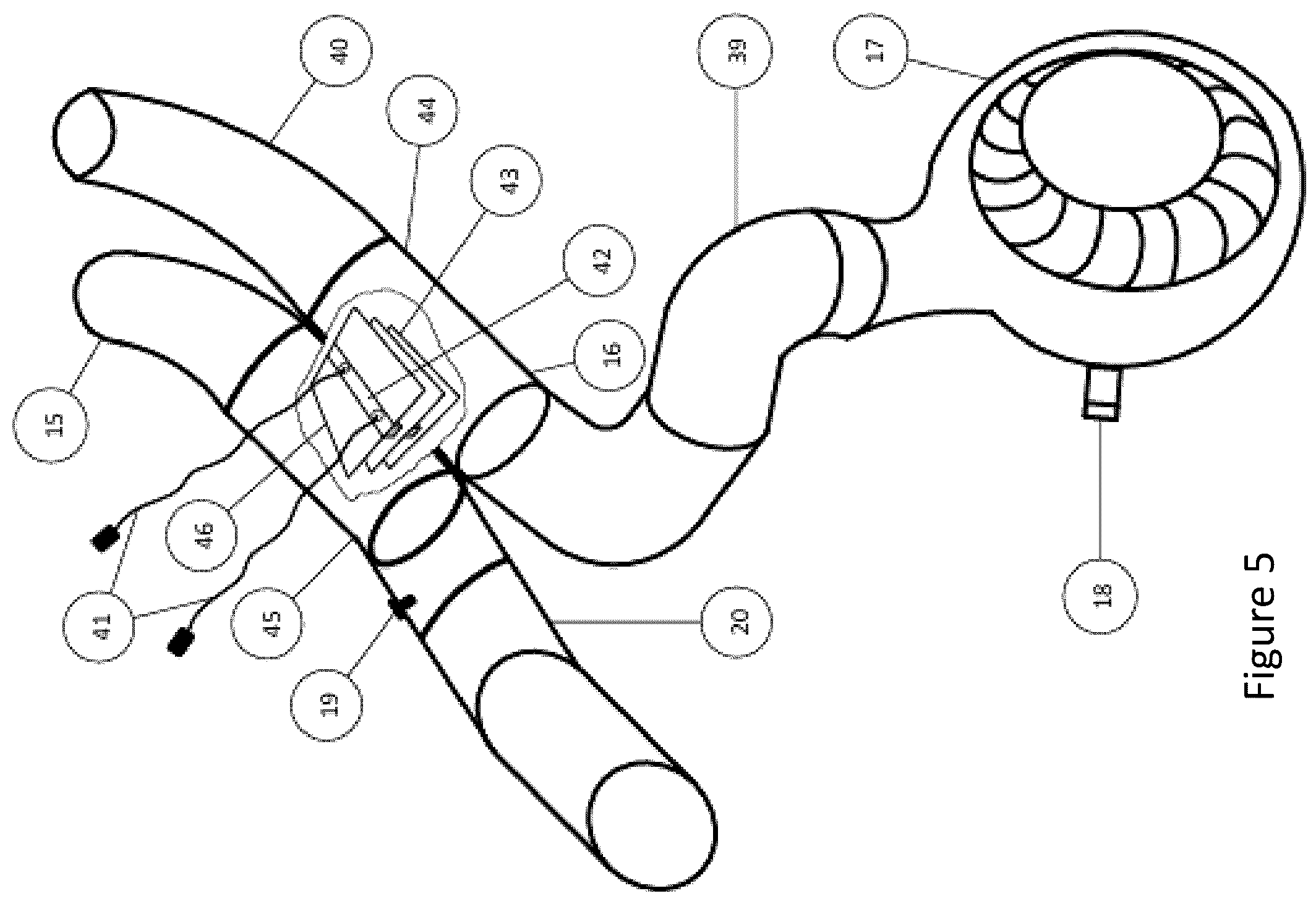 Patent US12508450 Figure 5 – Antiviral mobile respiratory personal protection device