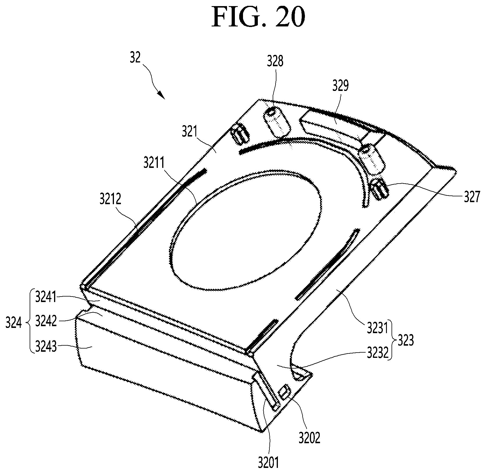 Patent US12508451 Figure 18 – Mask apparatus with rear surface inlet and outlet