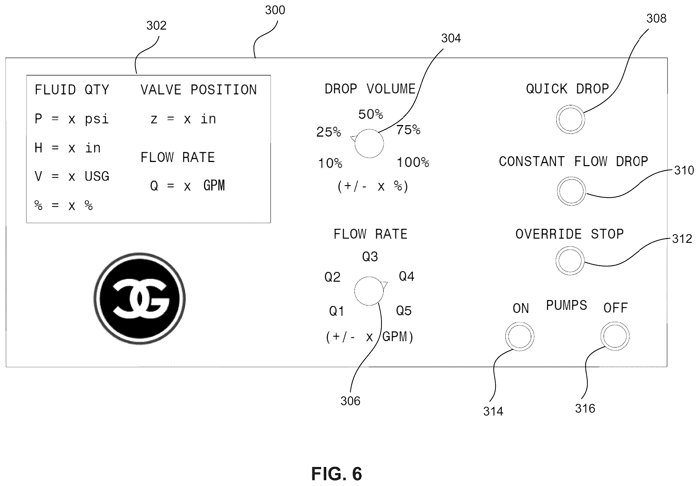 Patent US12508456 Figure 6 – Constant flow rate regulating valve assembly for an aerial firefighting bucket
