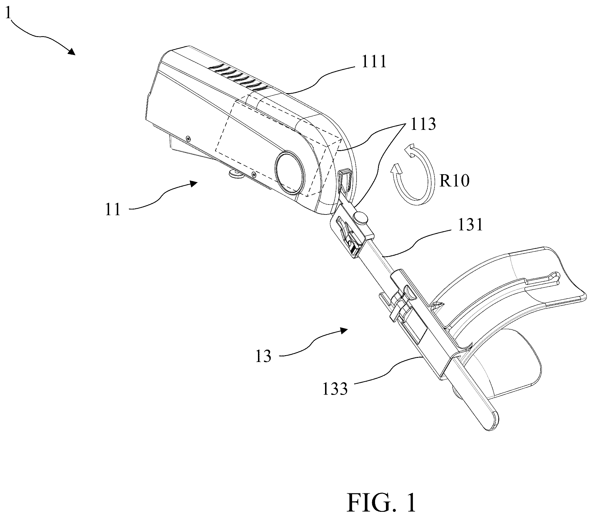 Patent US12508460 Figure 1 – Training device and utilizing method thereof
